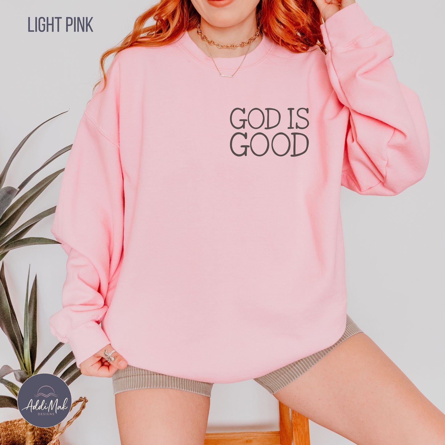 God Is Good Crewneck Sweatshirt