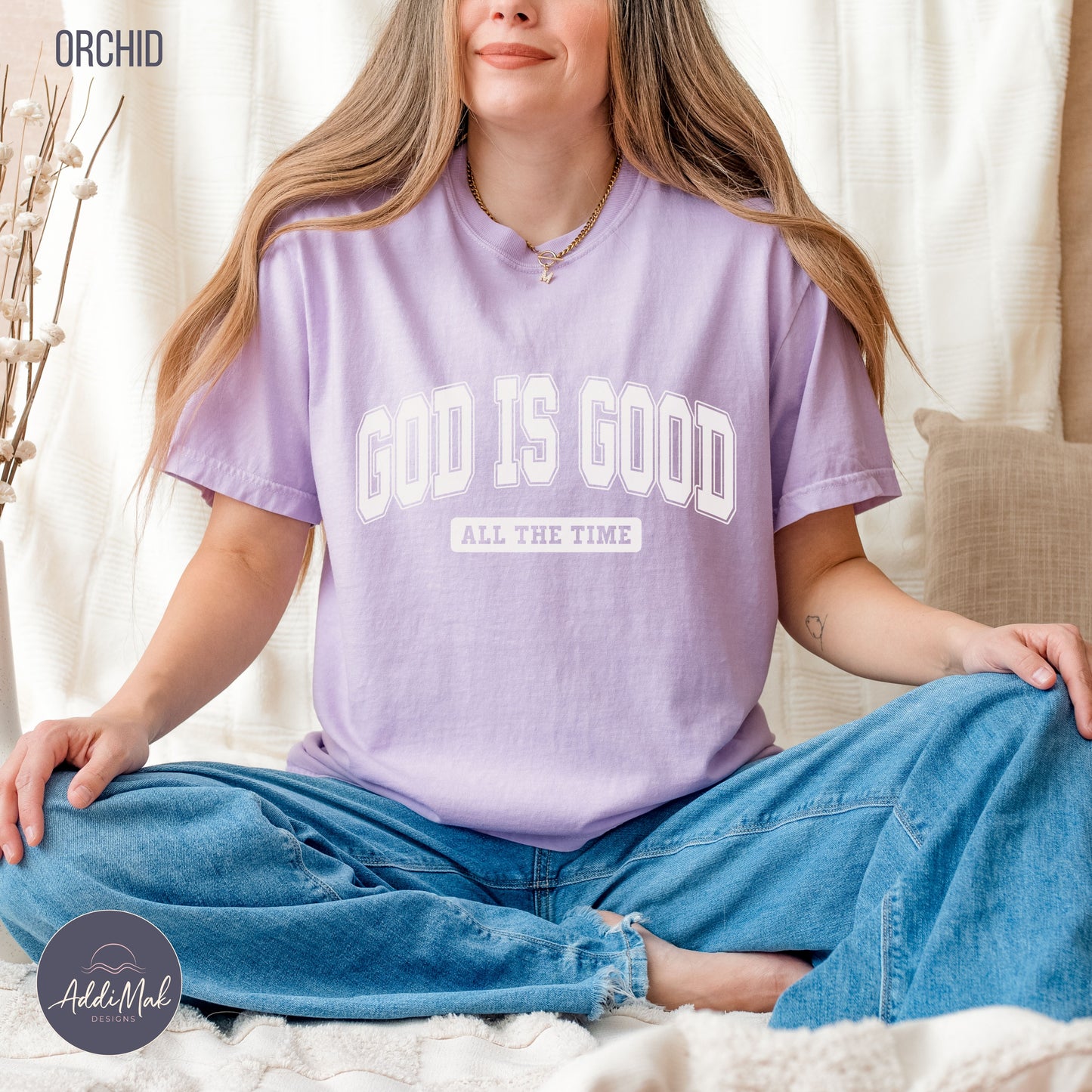God is Good All The Time Varsity T-Shirt