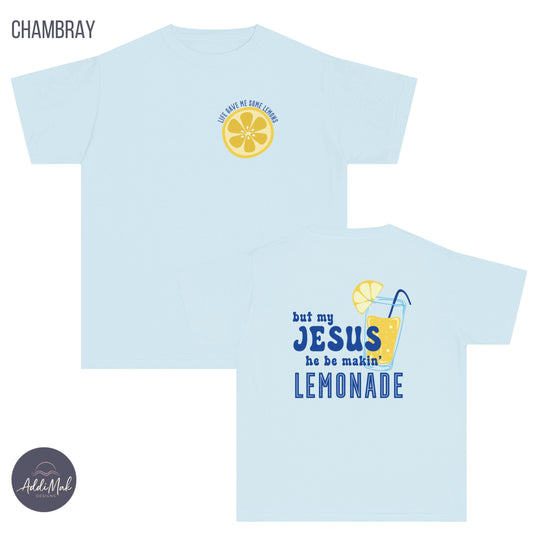 Jesus Lemonade Youth T-Shirt Printify