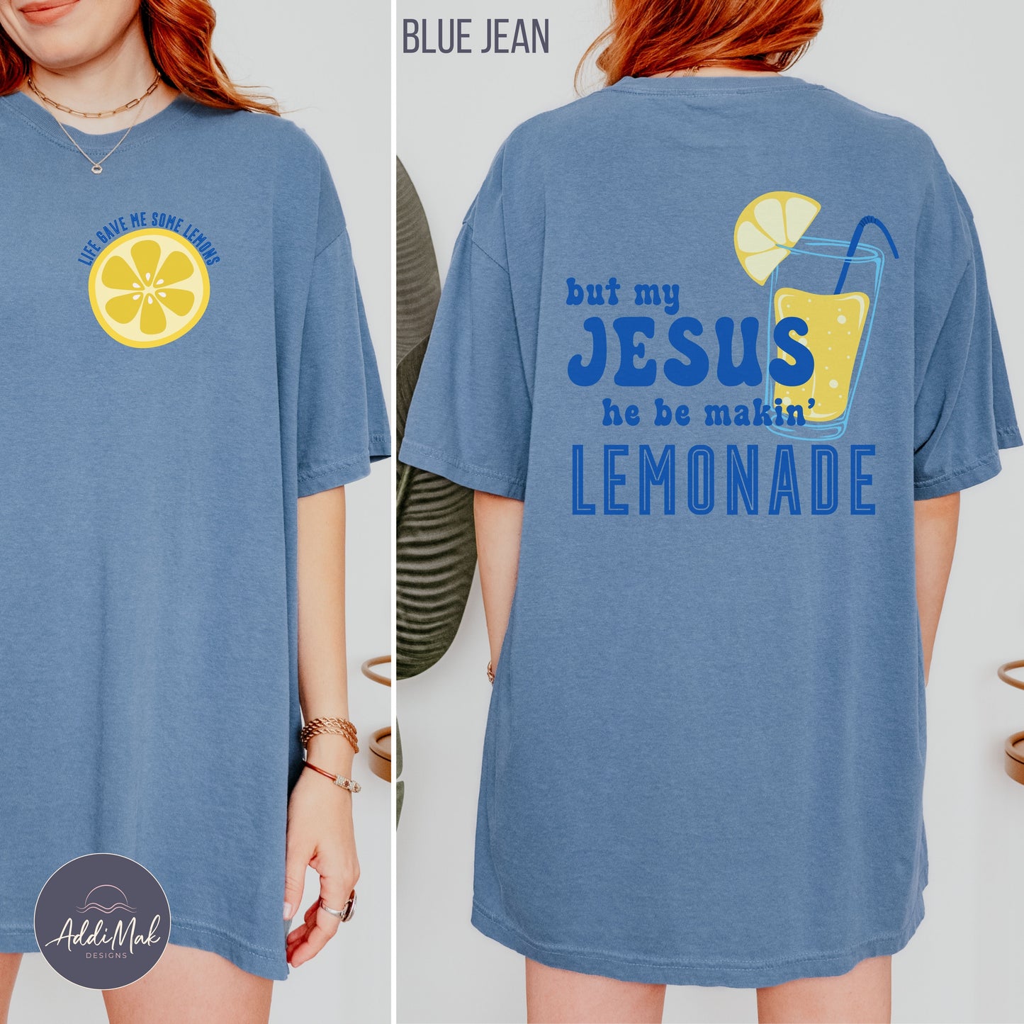 Jesus Lemonade Adult T-Shirt Printify