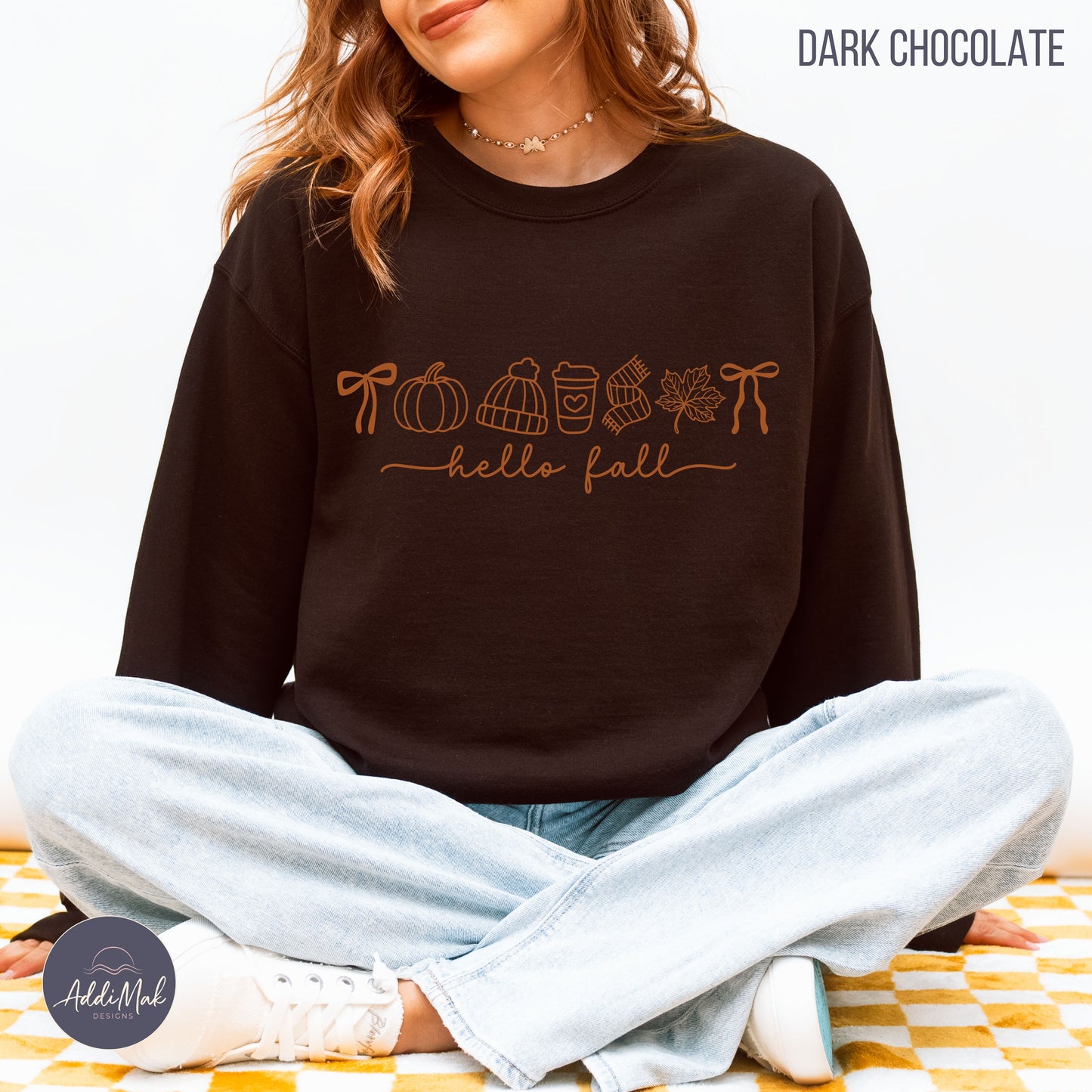 Hello Fall Doodle Sweatshirt