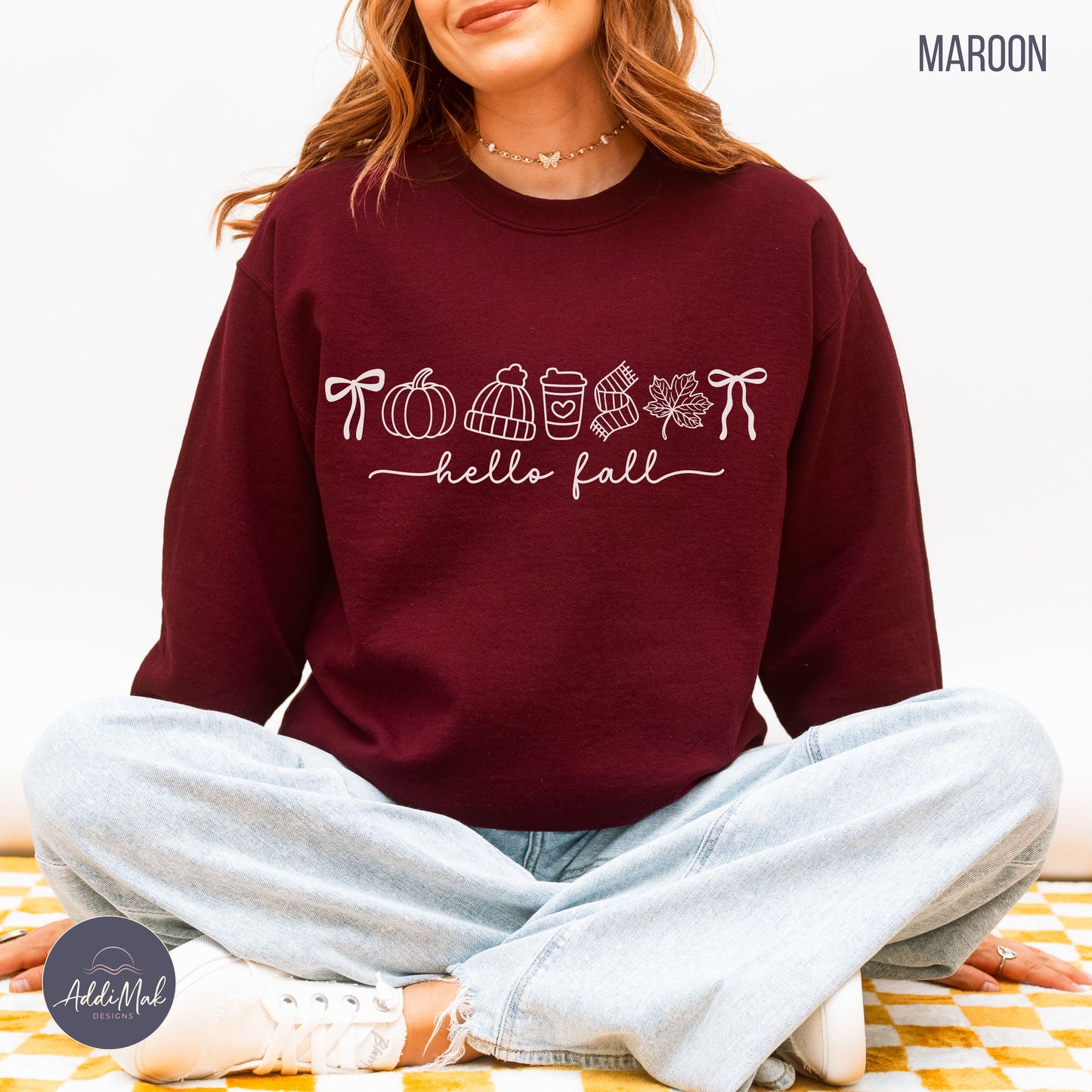 Hello Fall Doodle Sweatshirt