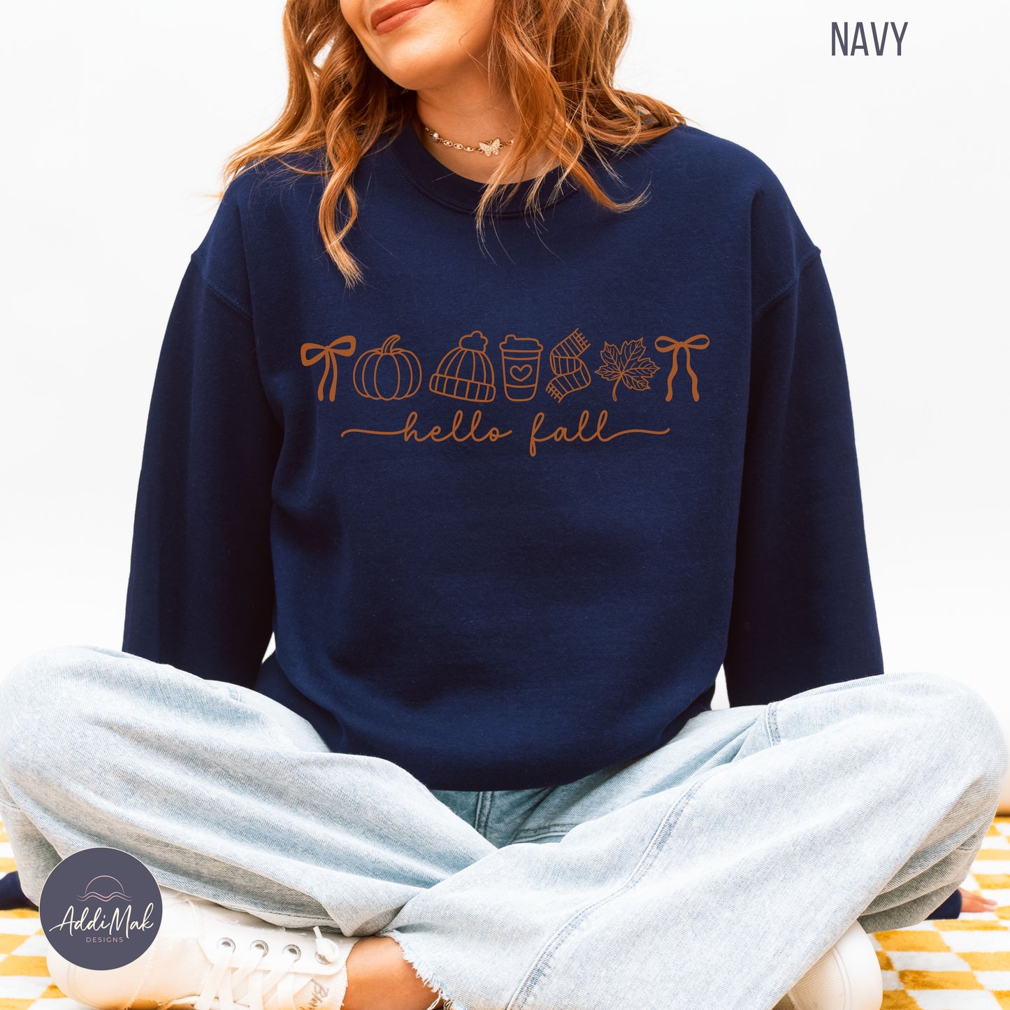 Hello Fall Doodle Sweatshirt