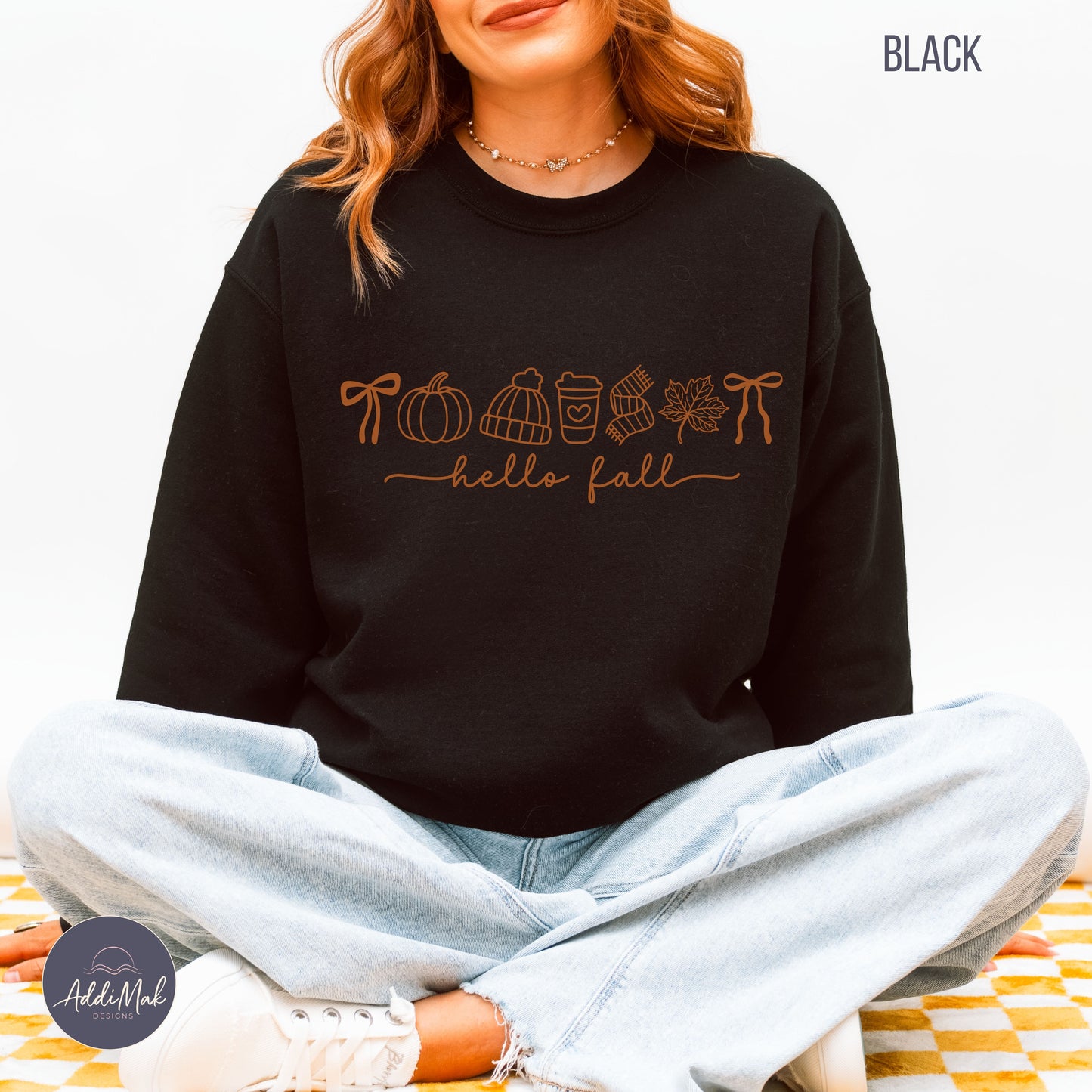 Hello Fall Doodle Sweatshirt
