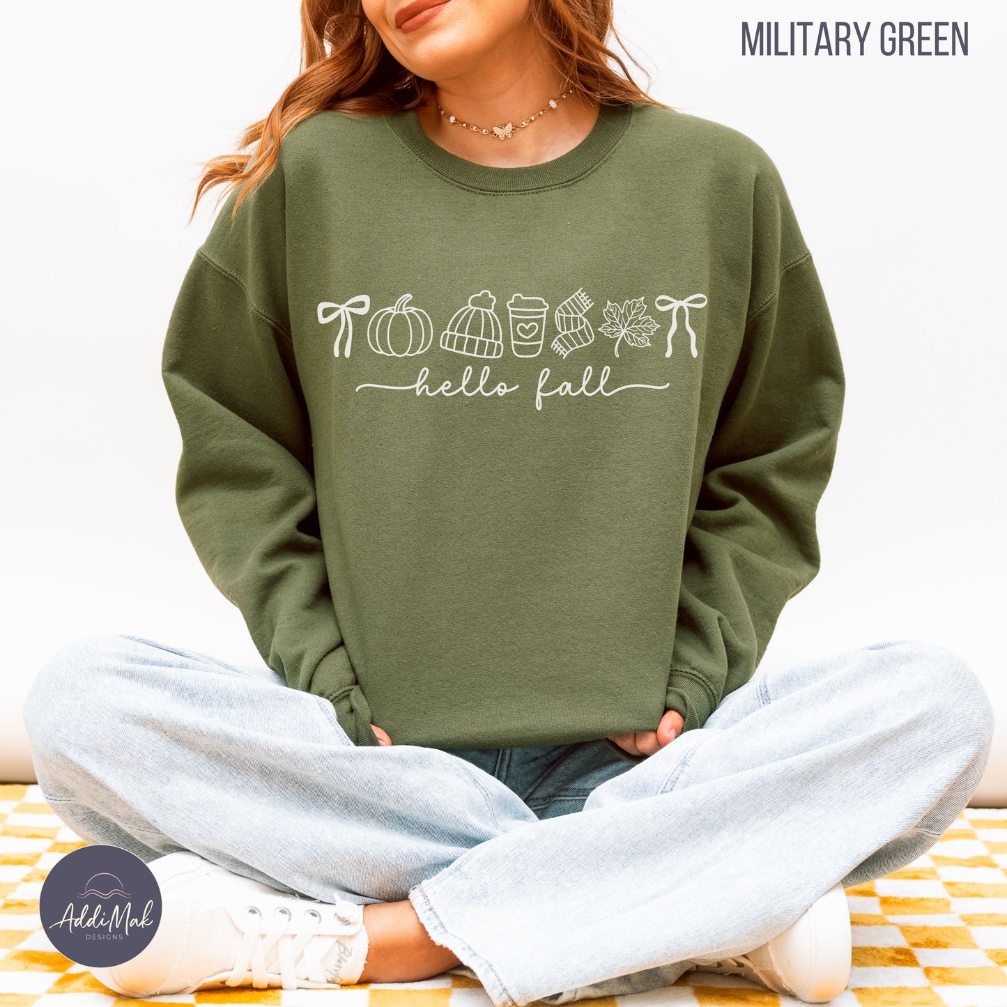 Hello Fall Doodle Sweatshirt