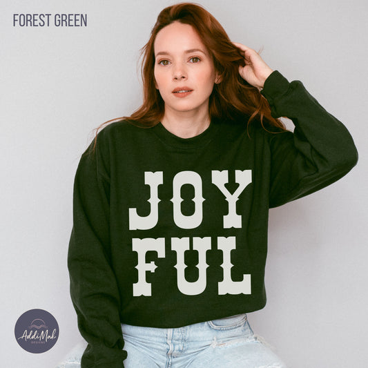 Joyful Christmas Sweatshirt Crewneck