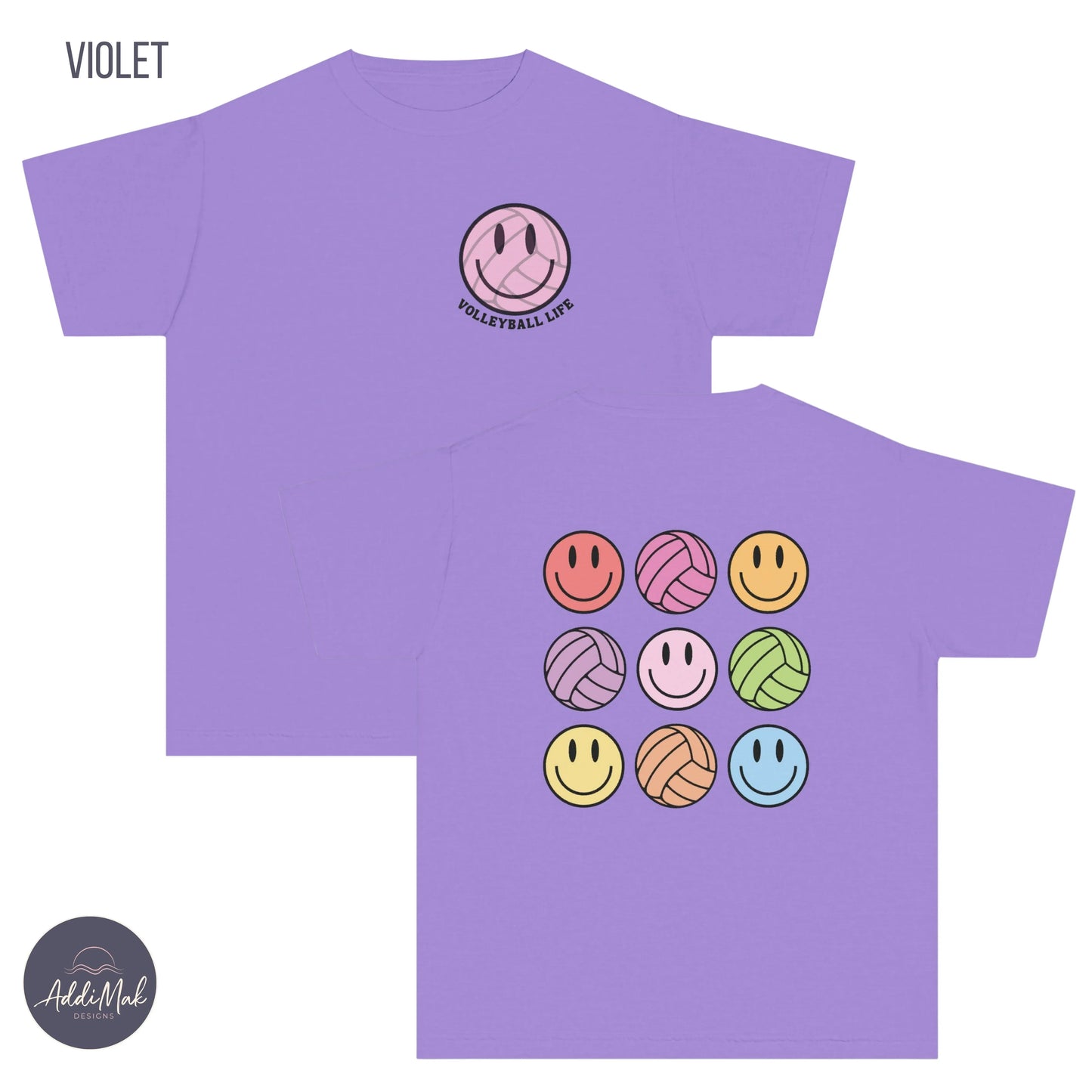 Youth Retro Volleyball Life T-shirt Printify