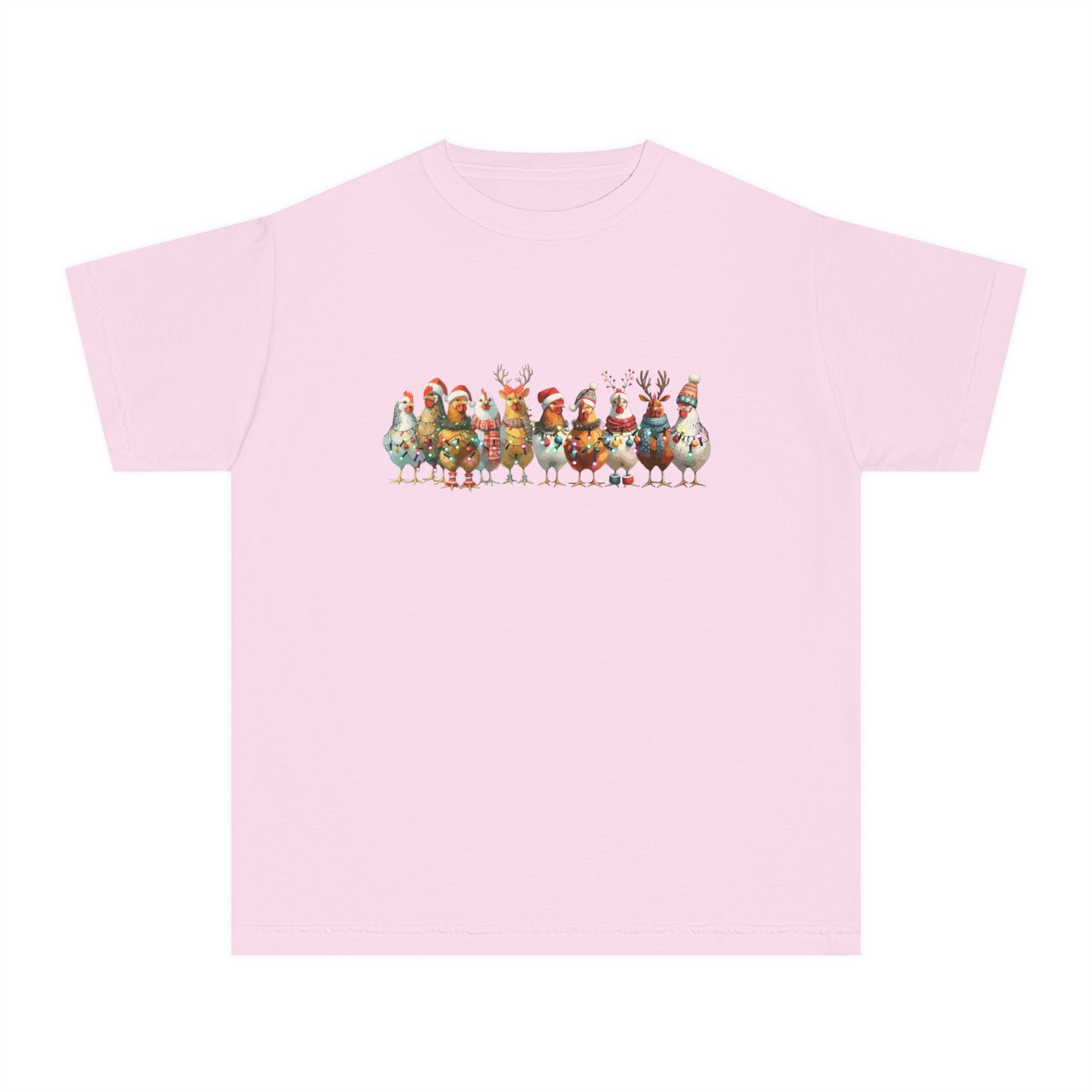 Youth Christmas Chickens T-Shirt