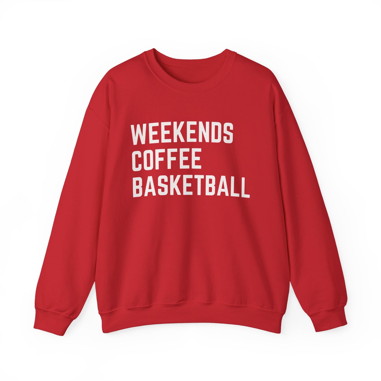 Weekends Coffee Basketball Sweatshirt