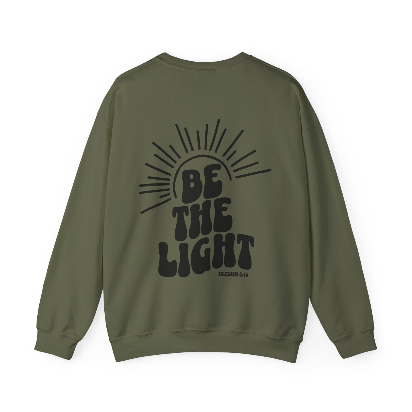 Retro Be The Light Crewneck Sweatshirt