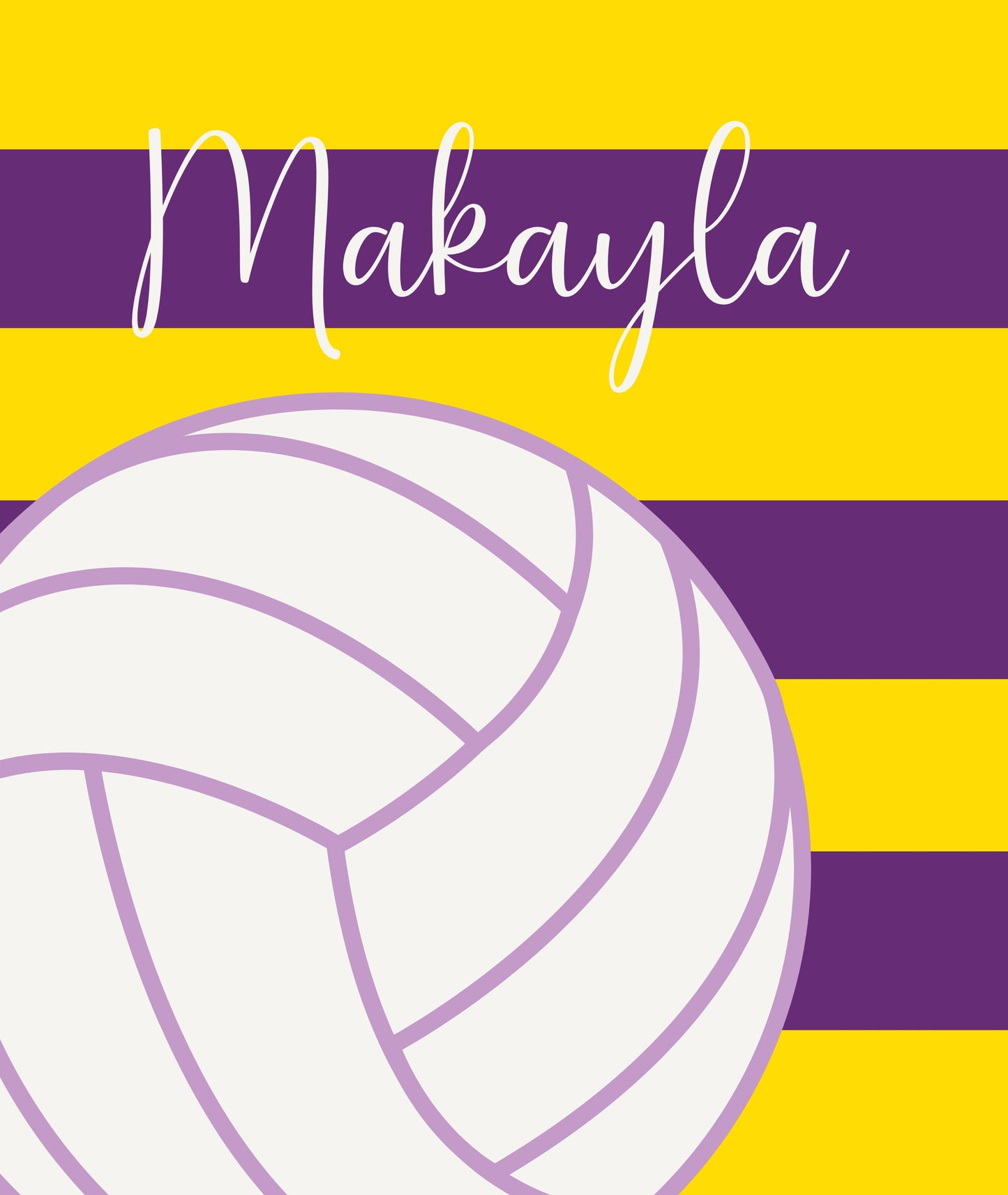 Custom Volleyball Blanket