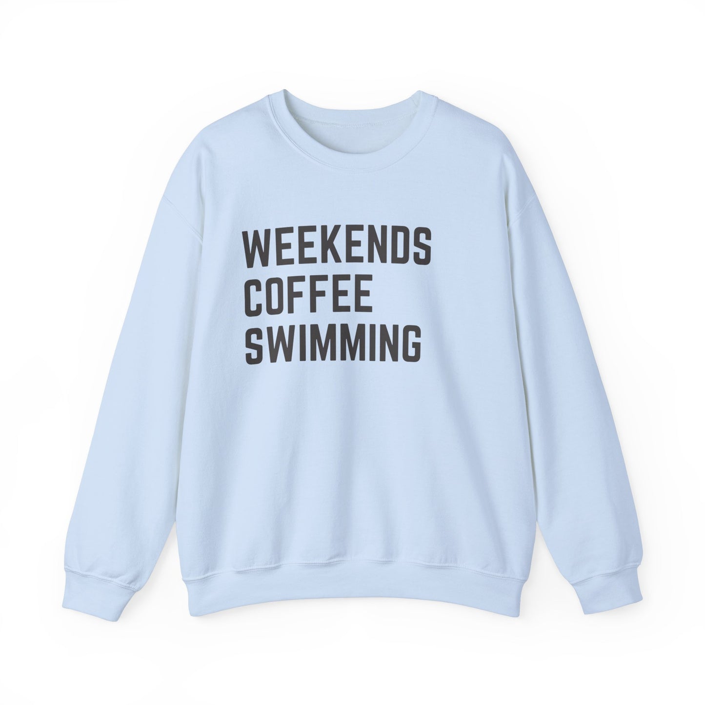 Weekends Coffee Swimming Sweatshirt
