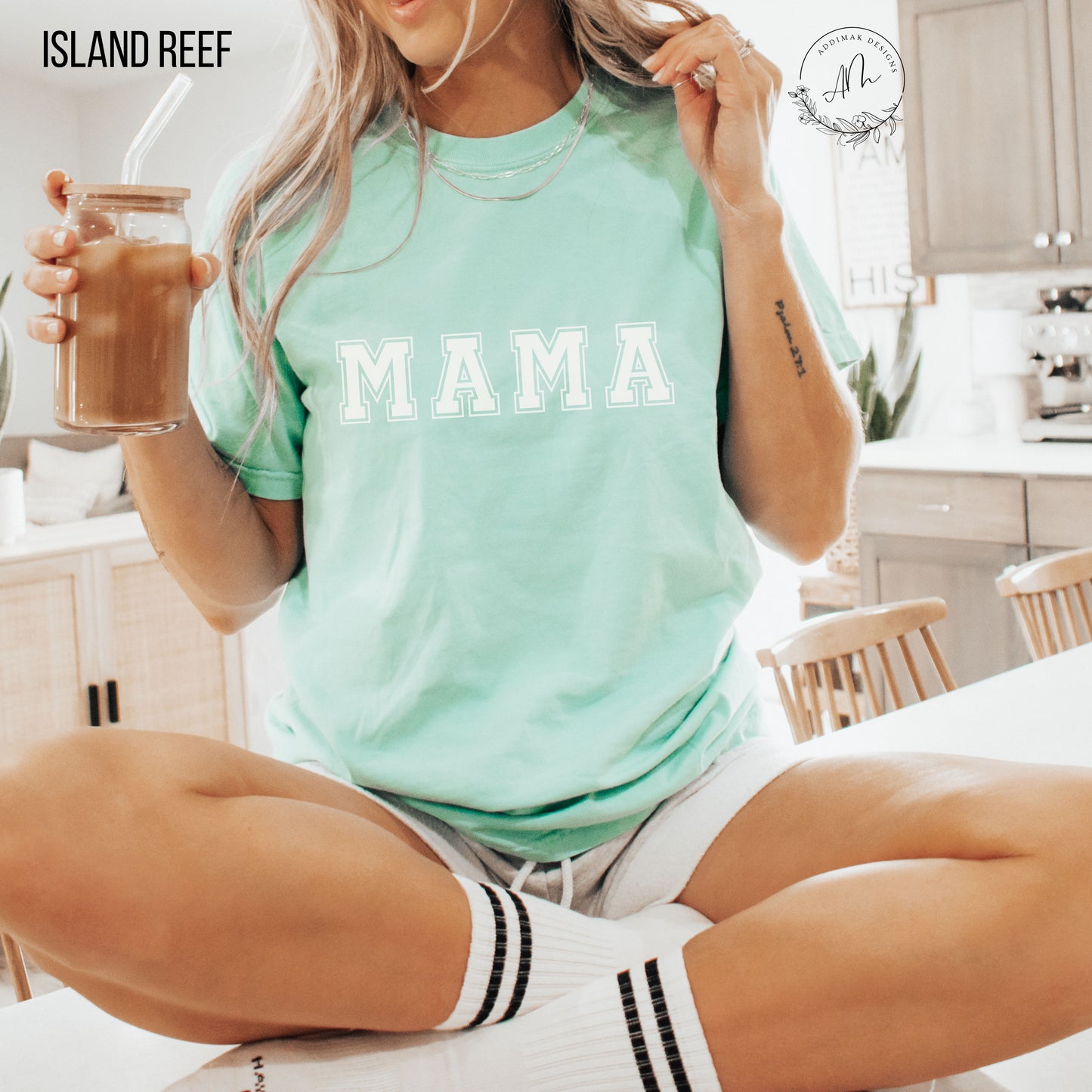 Varsity Outlined MAMA Tee