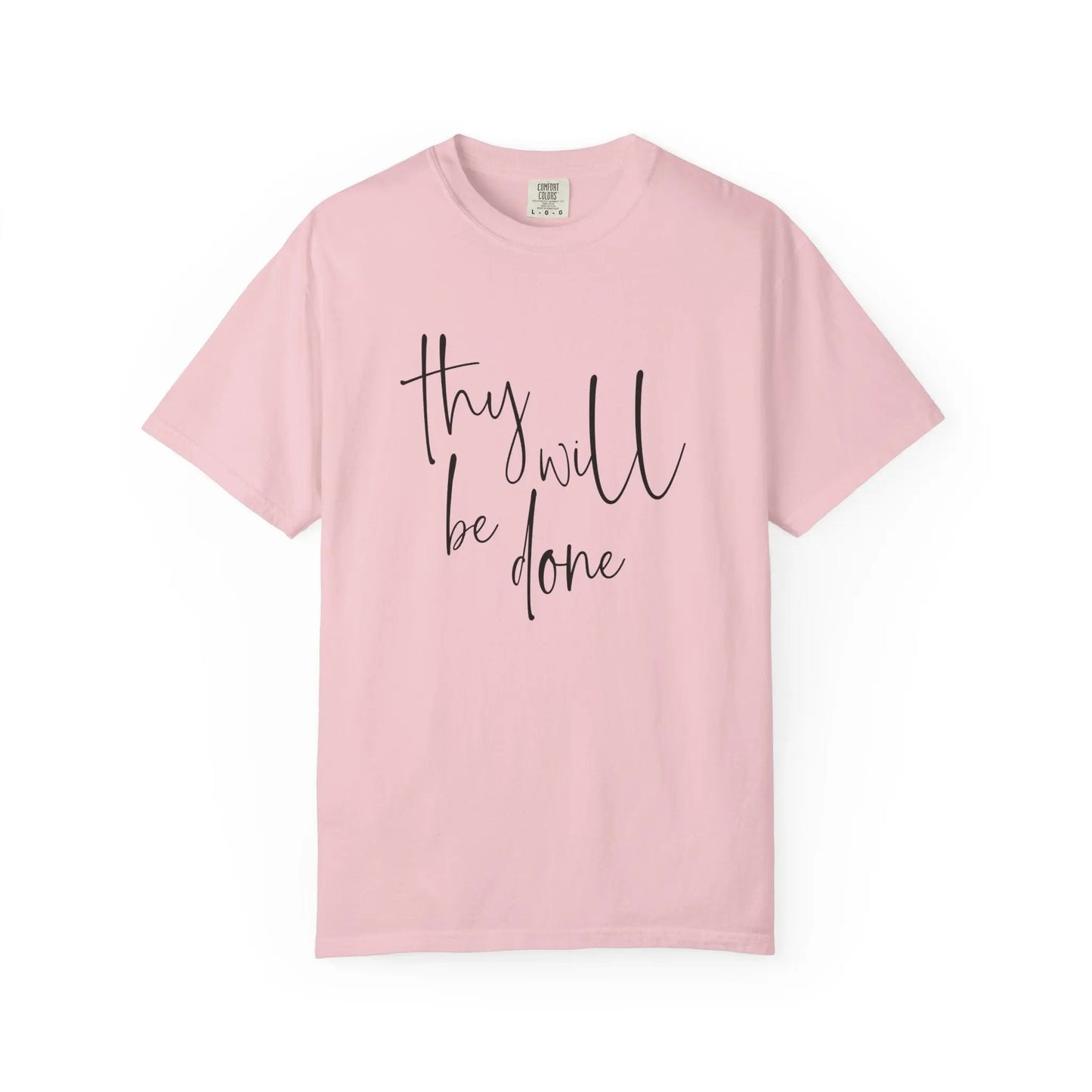 Thy Will Be Done T-shirt Printify
