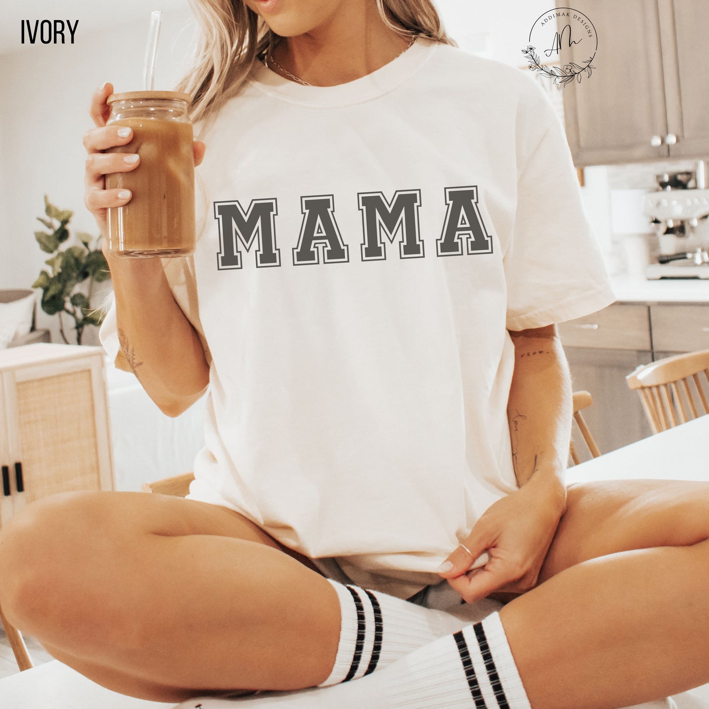 Varsity Outlined MAMA Tee