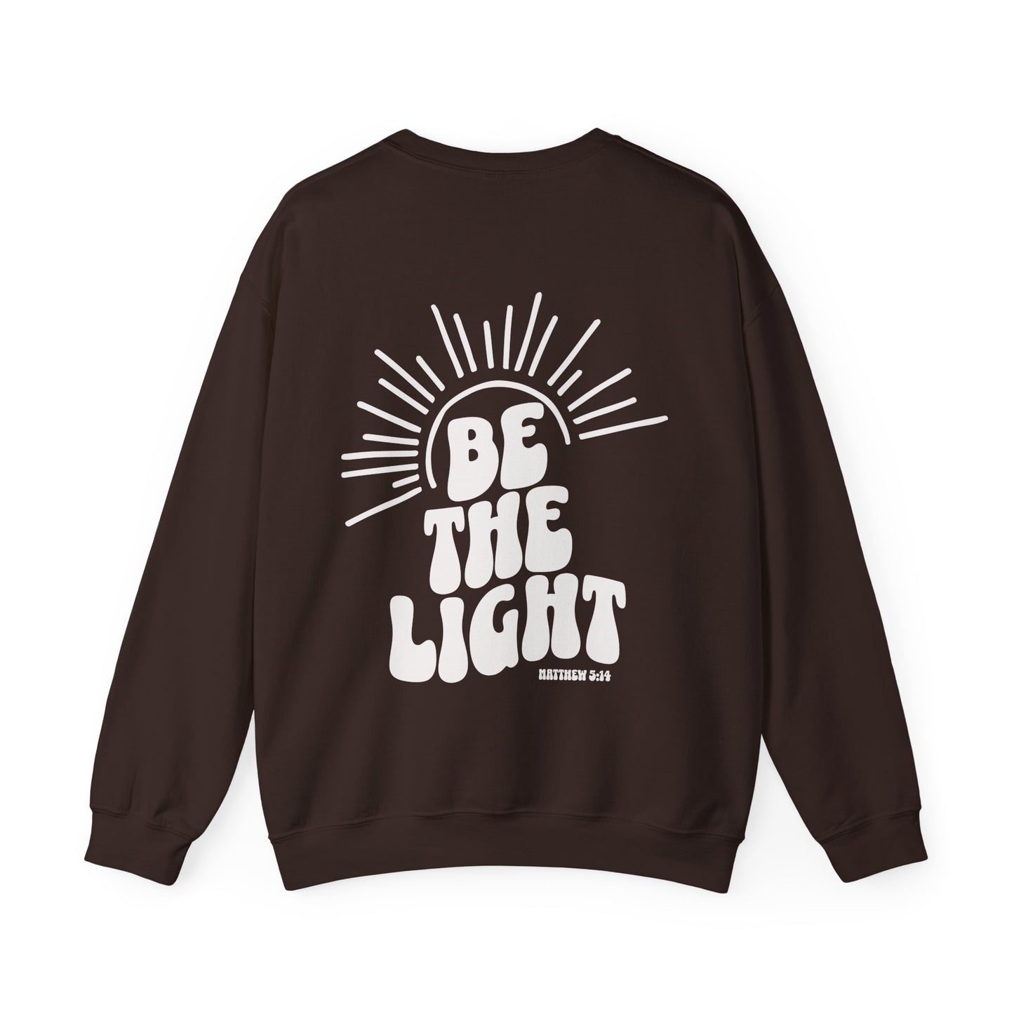 Retro Be The Light Crewneck Sweatshirt