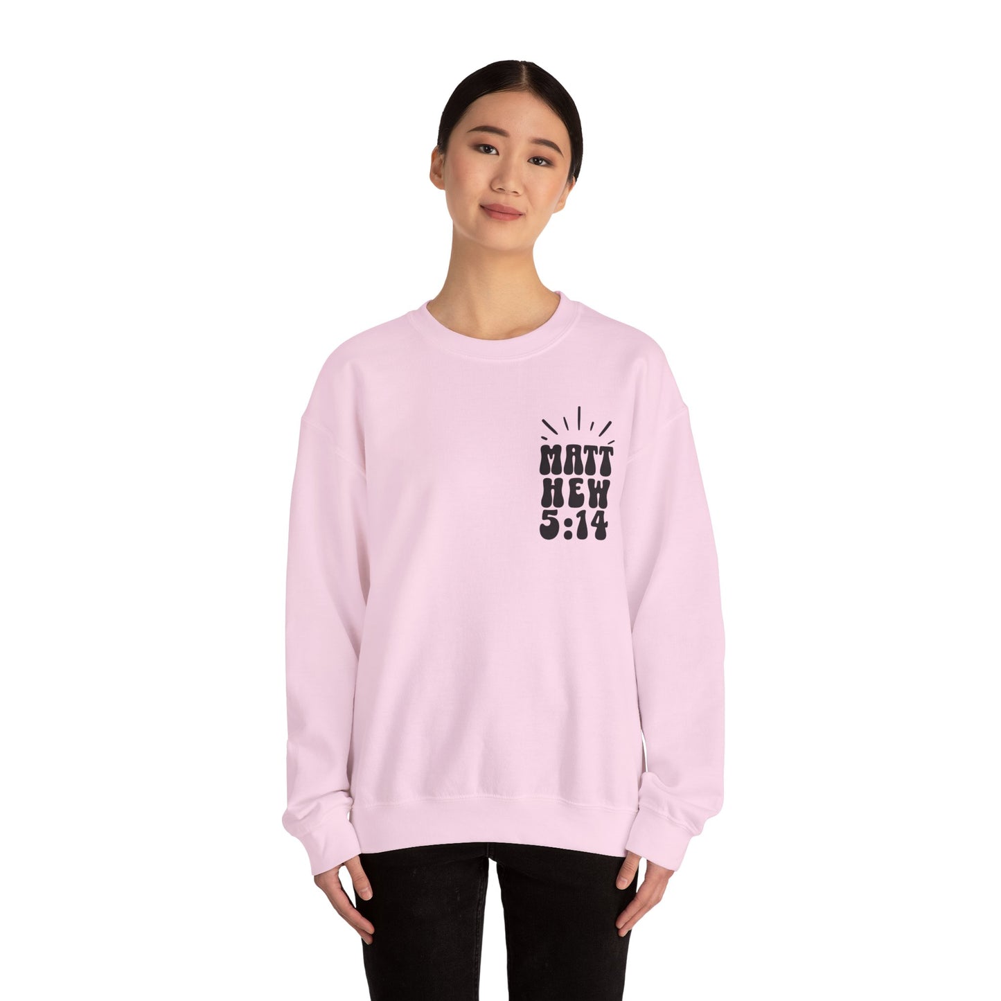 Retro Be The Light Crewneck Sweatshirt