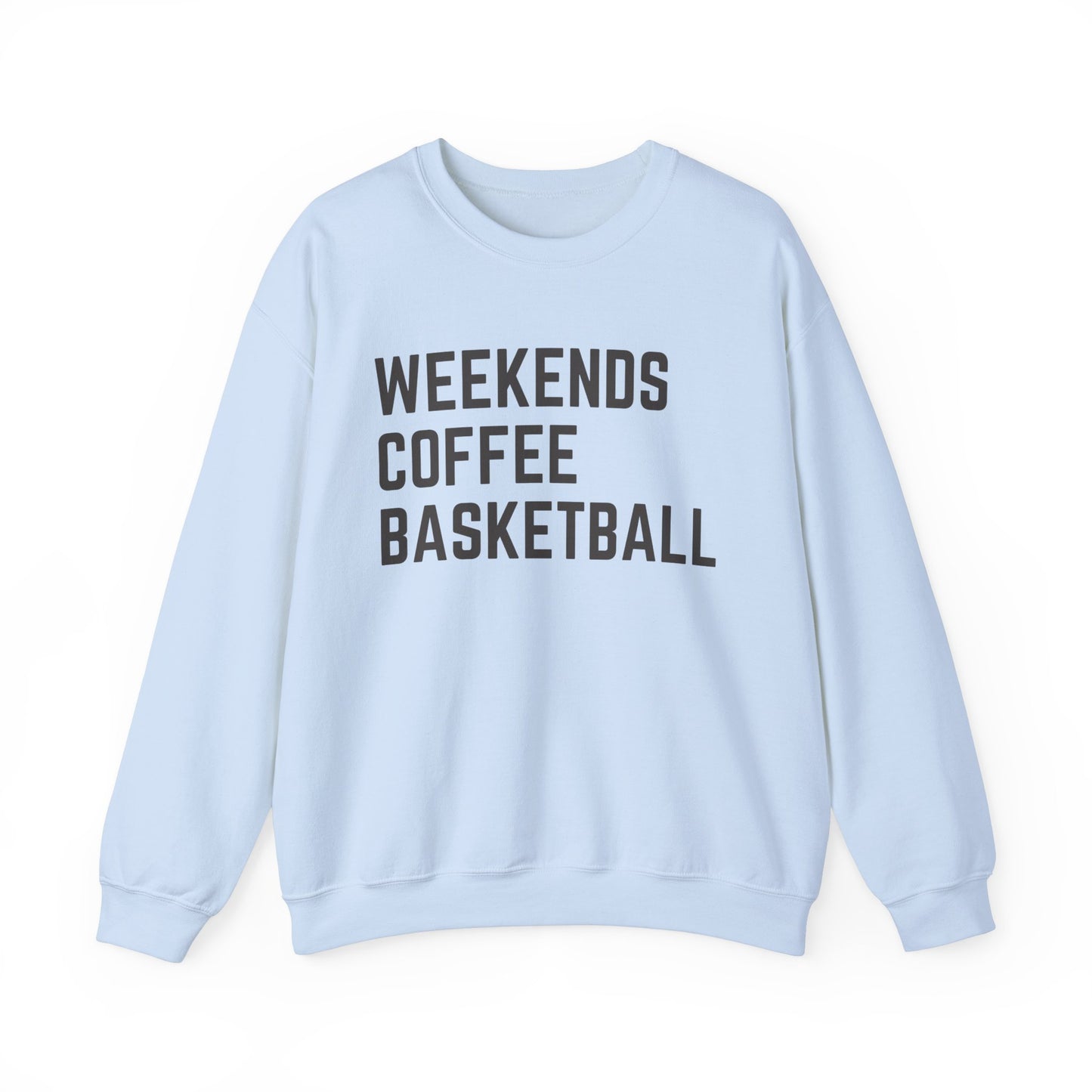Weekends Coffee Basketball Sweatshirt