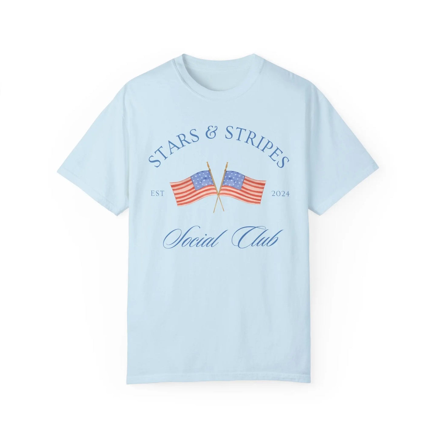 Stars and Stripes Social Club T-shirt Printify