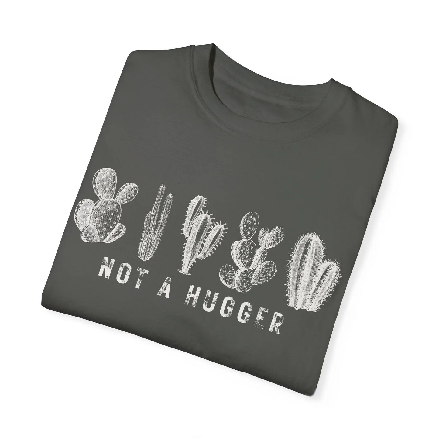Not A Hugger Cactus Tee Printify