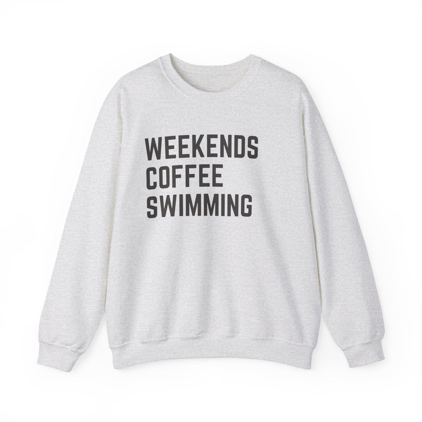 Weekends Coffee Swimming Sweatshirt