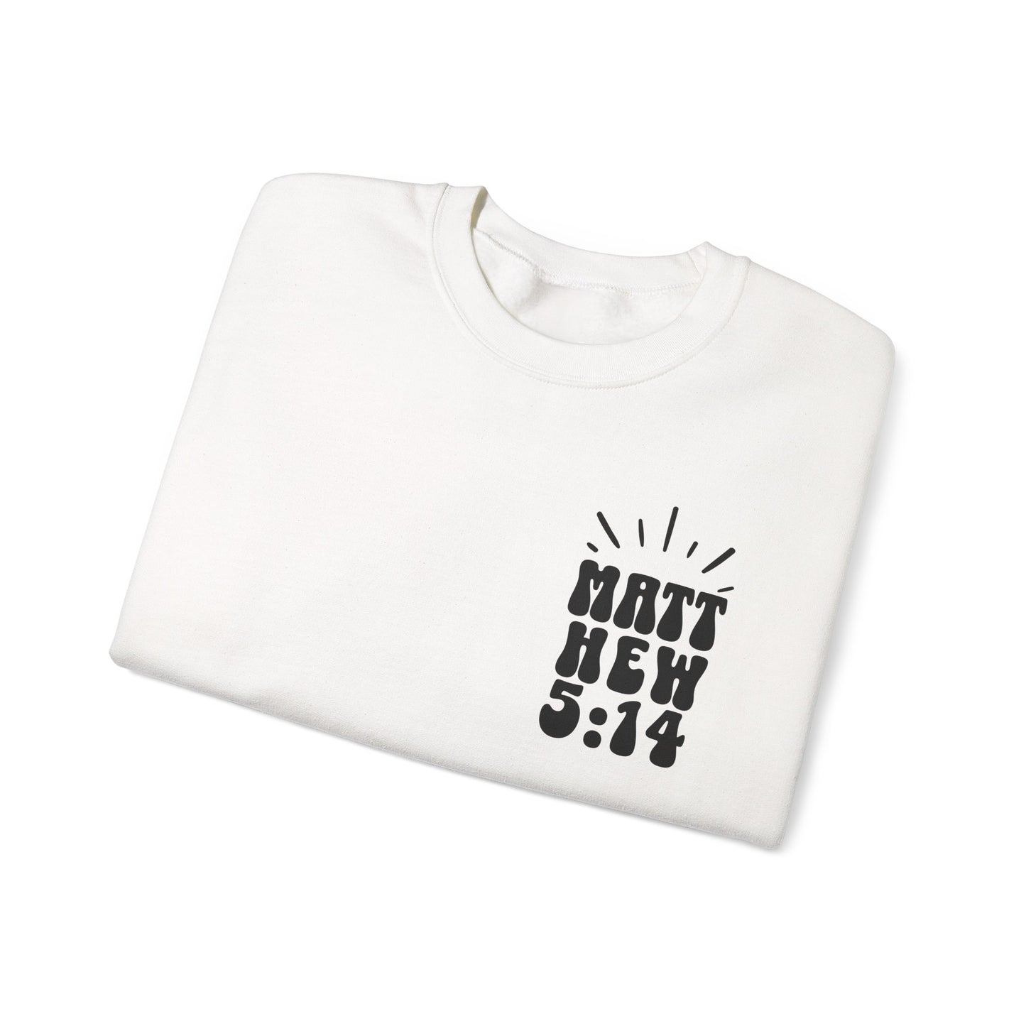 Retro Be The Light Crewneck Sweatshirt