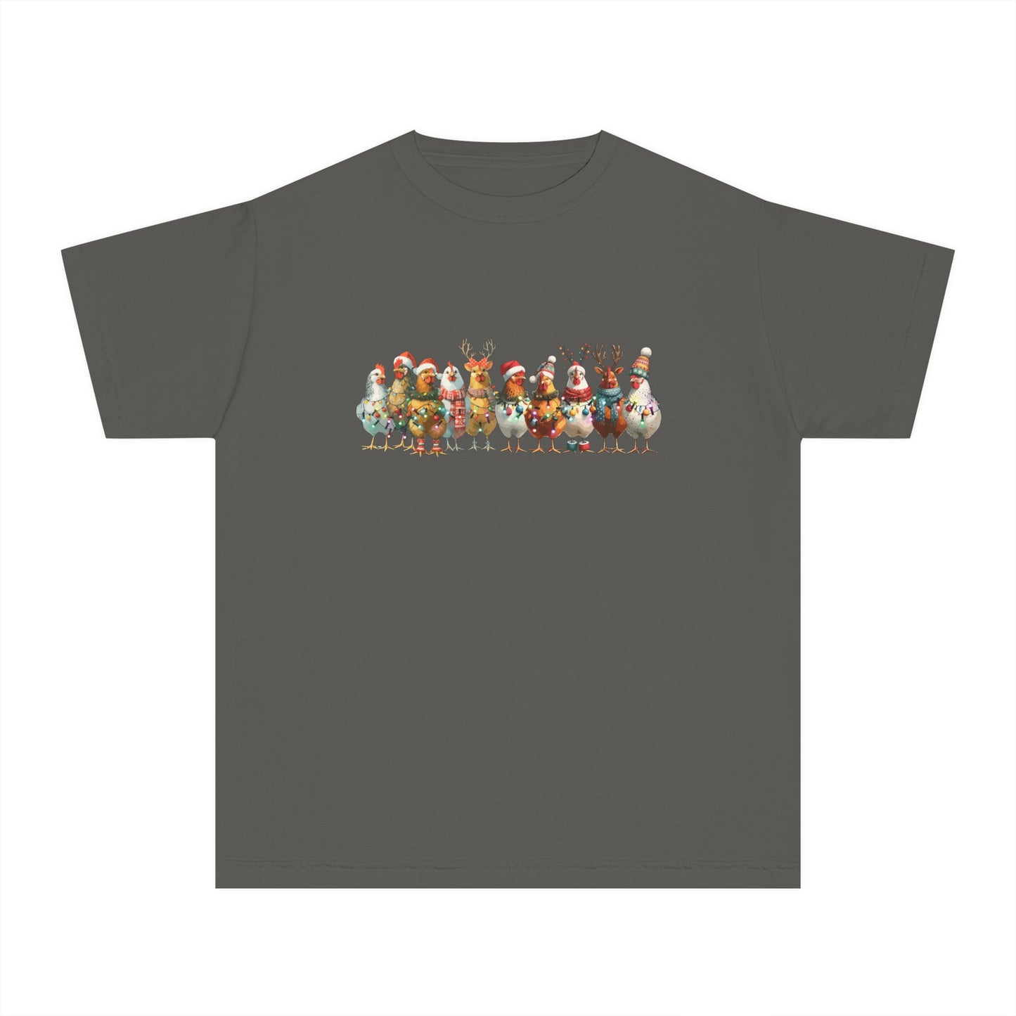 Youth Christmas Chickens T-Shirt