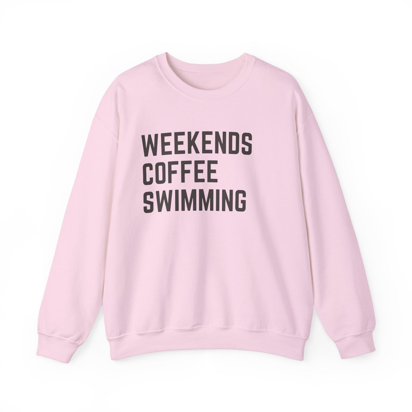Weekends Coffee Swimming Sweatshirt