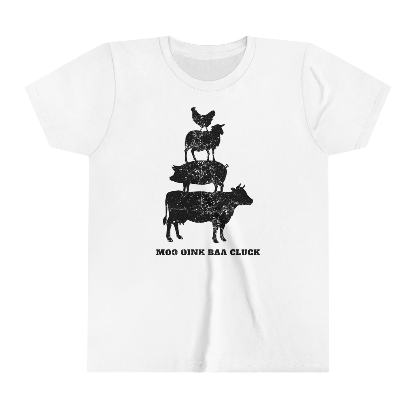 Moo Oink Baa Cluck Farm Kids Tee