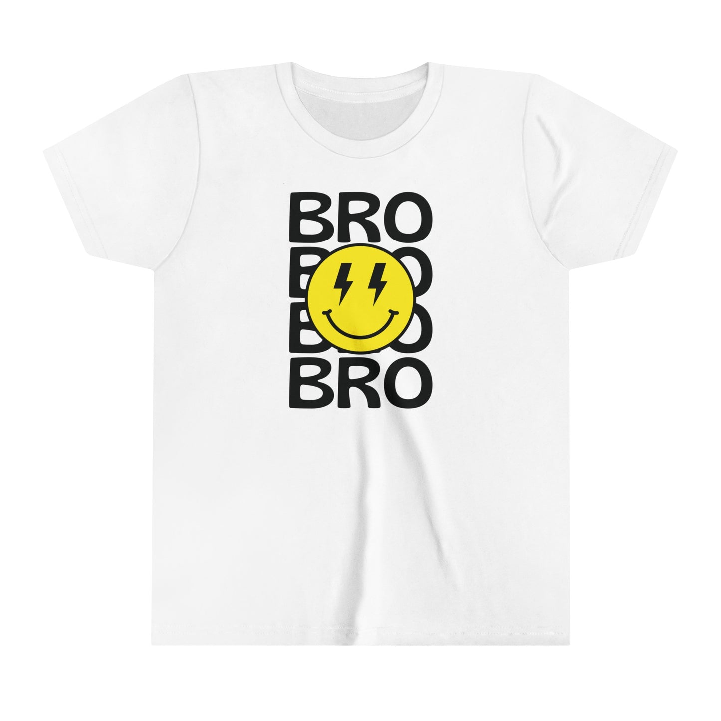 BRO Retro Graphic Smiley Face T-Shirt