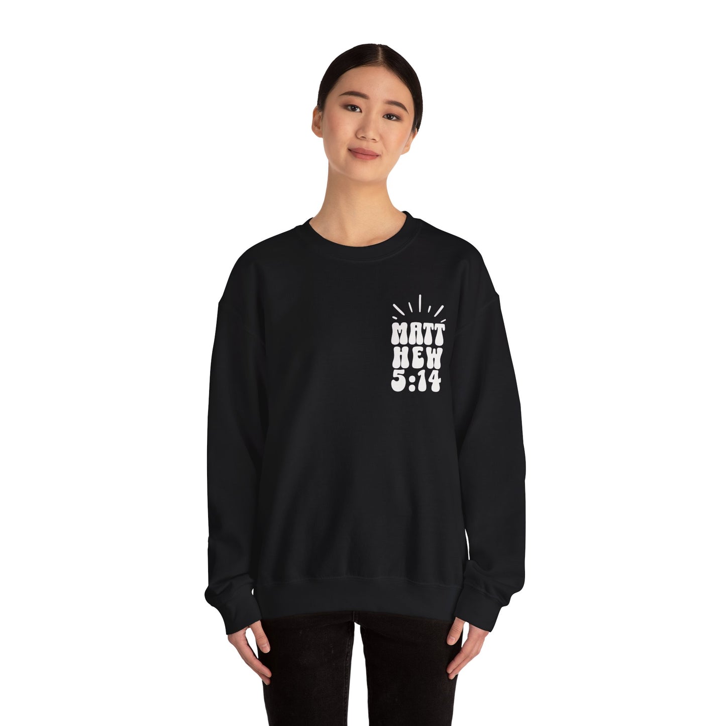 Retro Be The Light Crewneck Sweatshirt