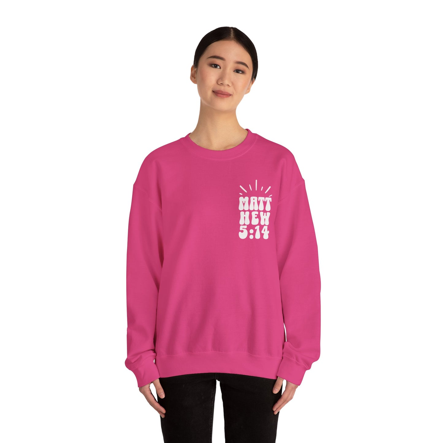 Retro Be The Light Crewneck Sweatshirt