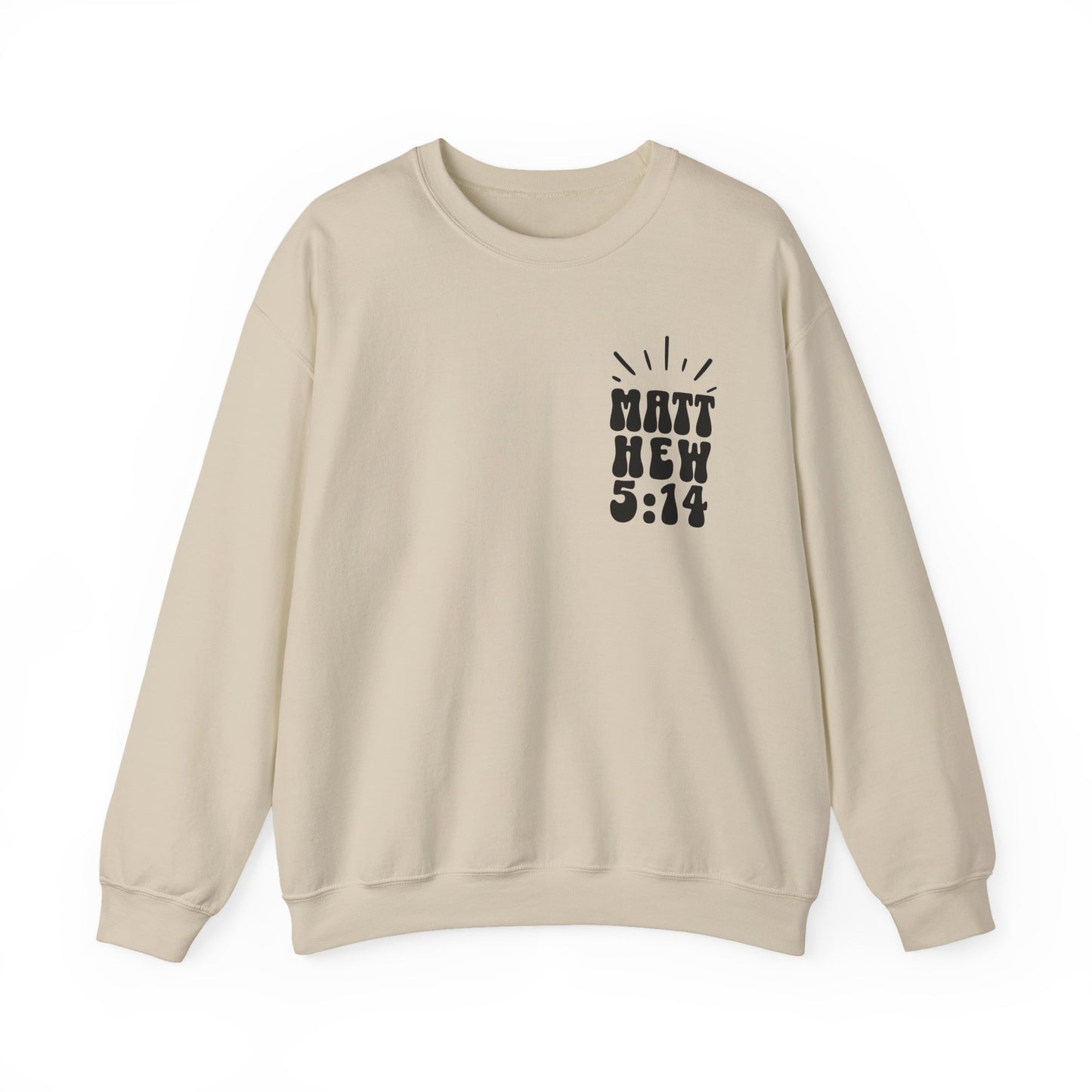 Retro Be The Light Crewneck Sweatshirt