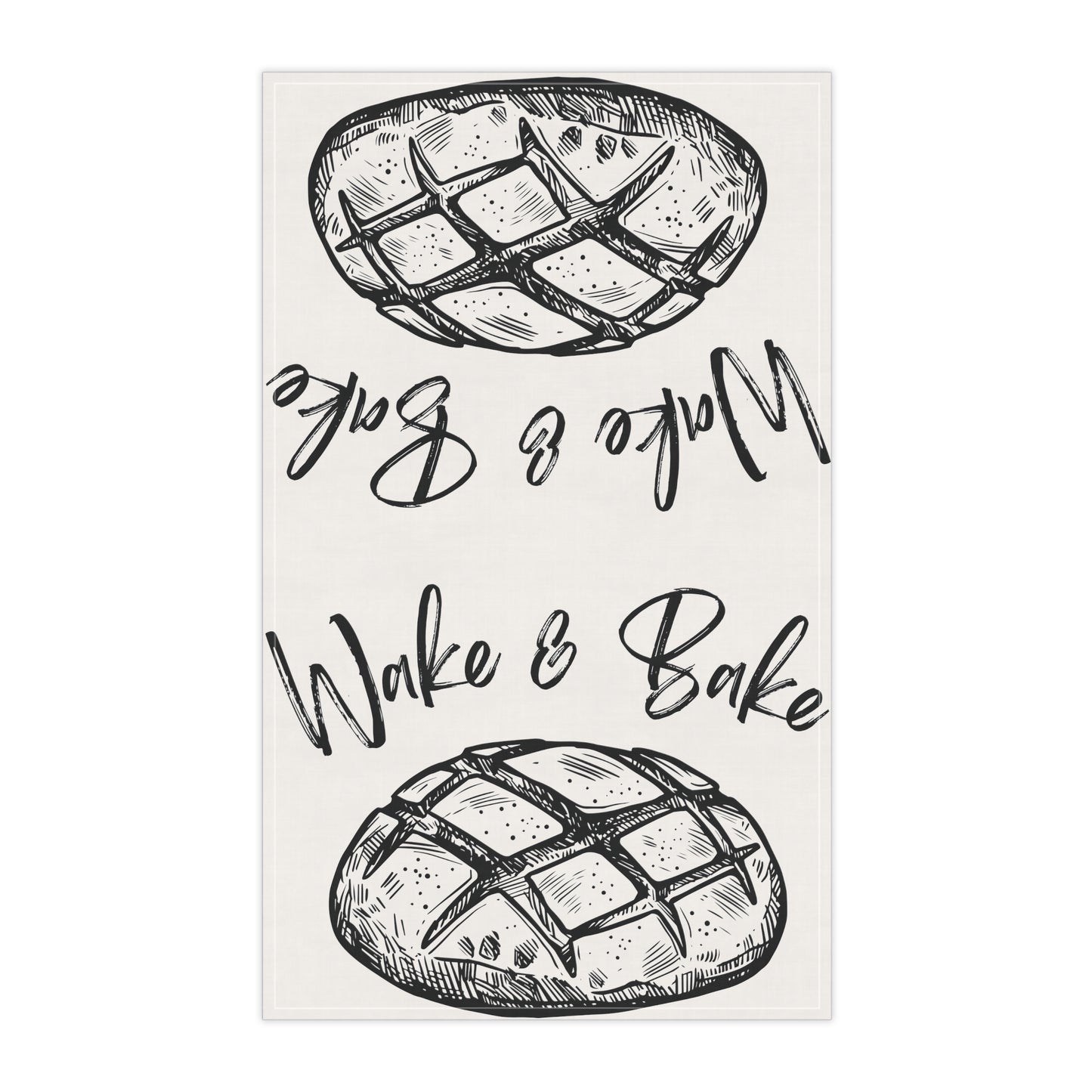 Wake and Bake Sourdough Kitchen Tea Towel