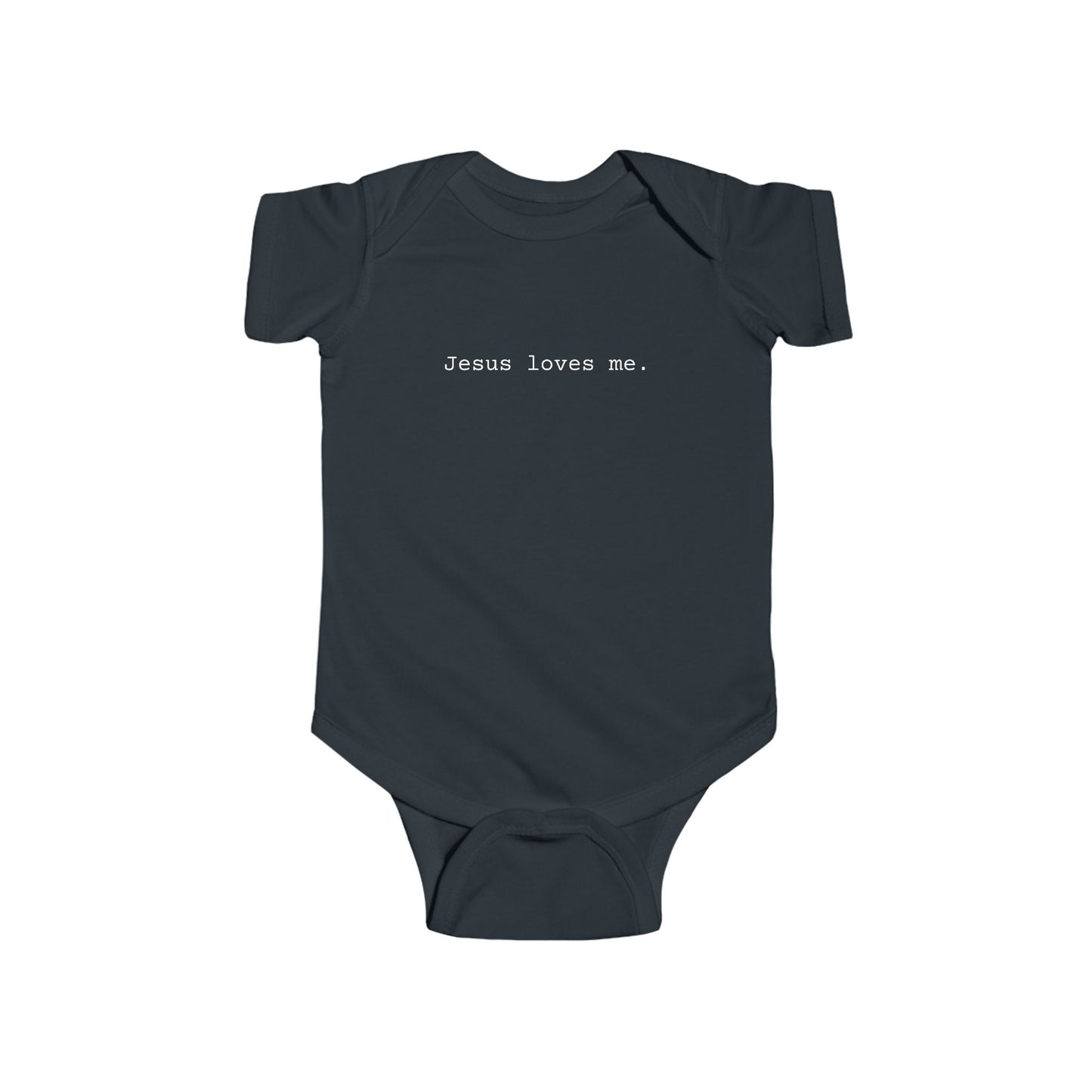 Jesus Loves Me Infant Fine Jersey Bodysuit
