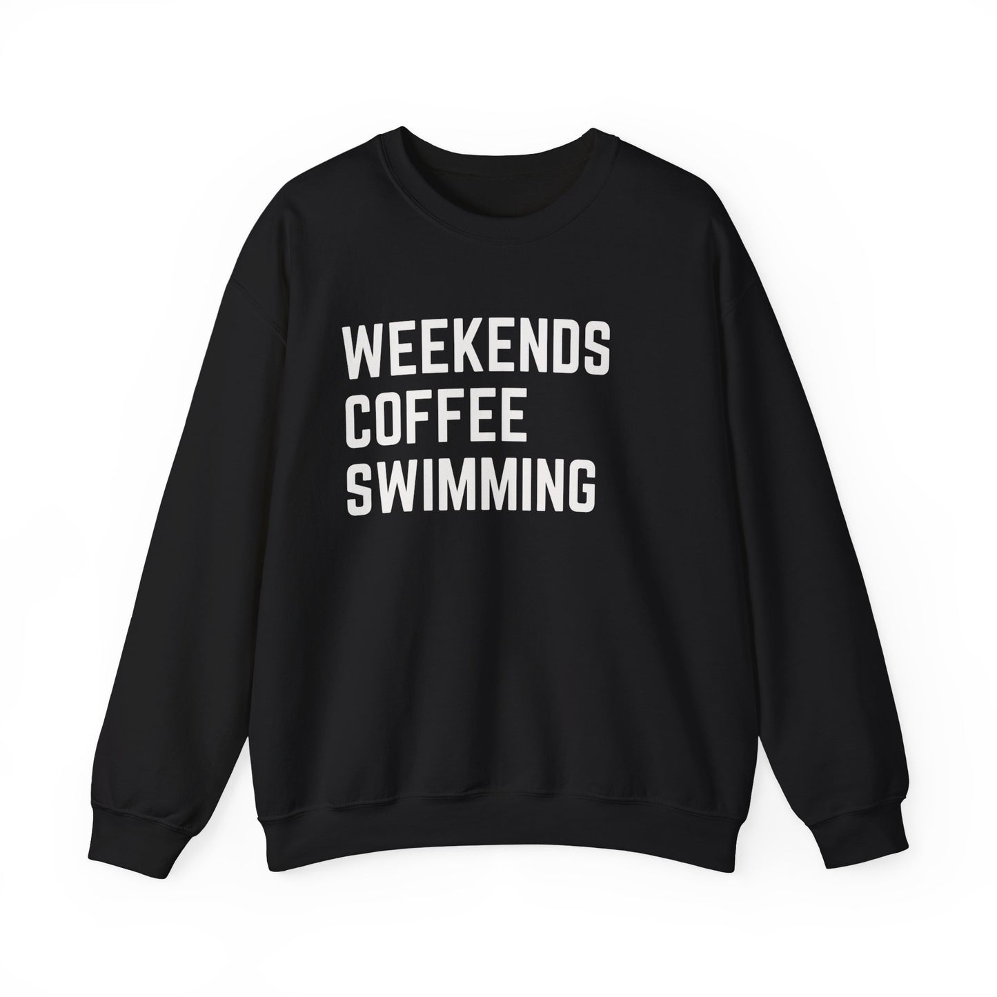 Weekends Coffee Swimming Sweatshirt