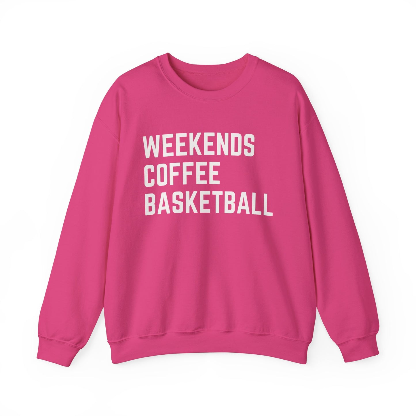 Weekends Coffee Basketball Sweatshirt