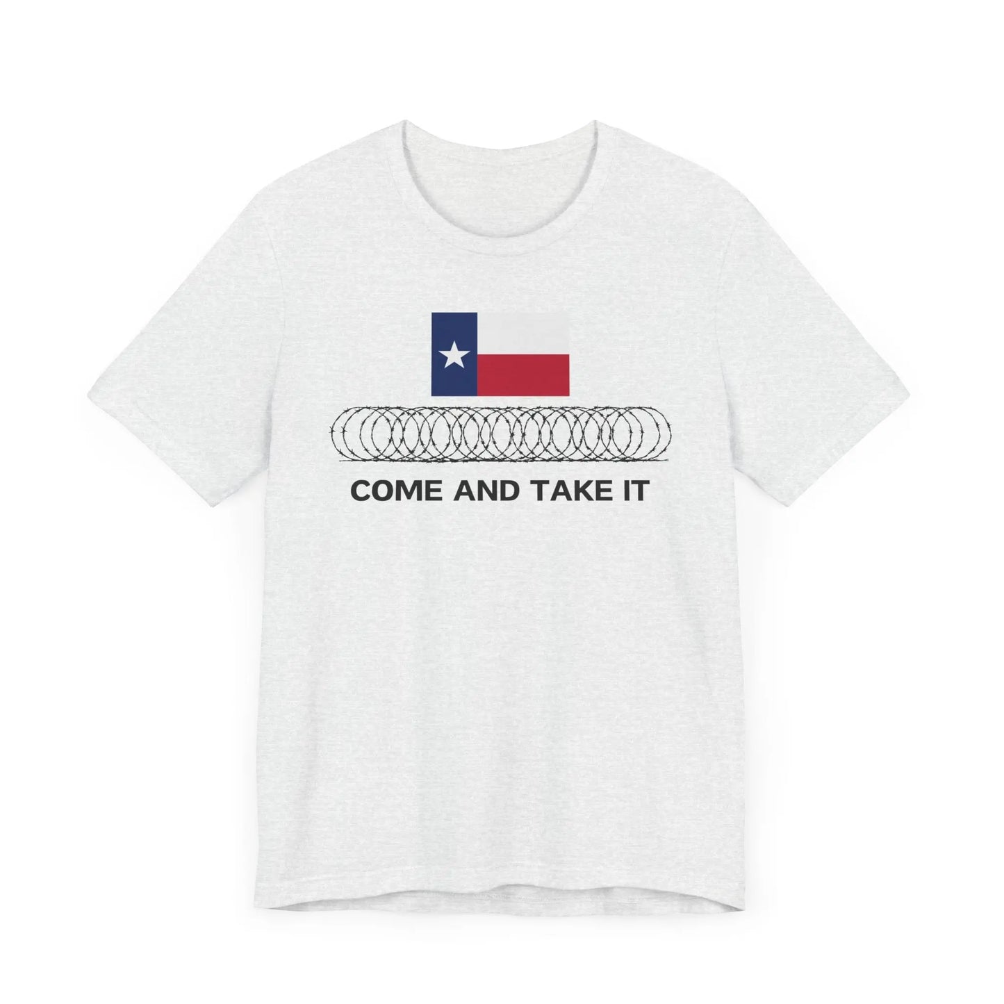 Come And Take It Razor Wire I Stand With Texas Shirt Printify
