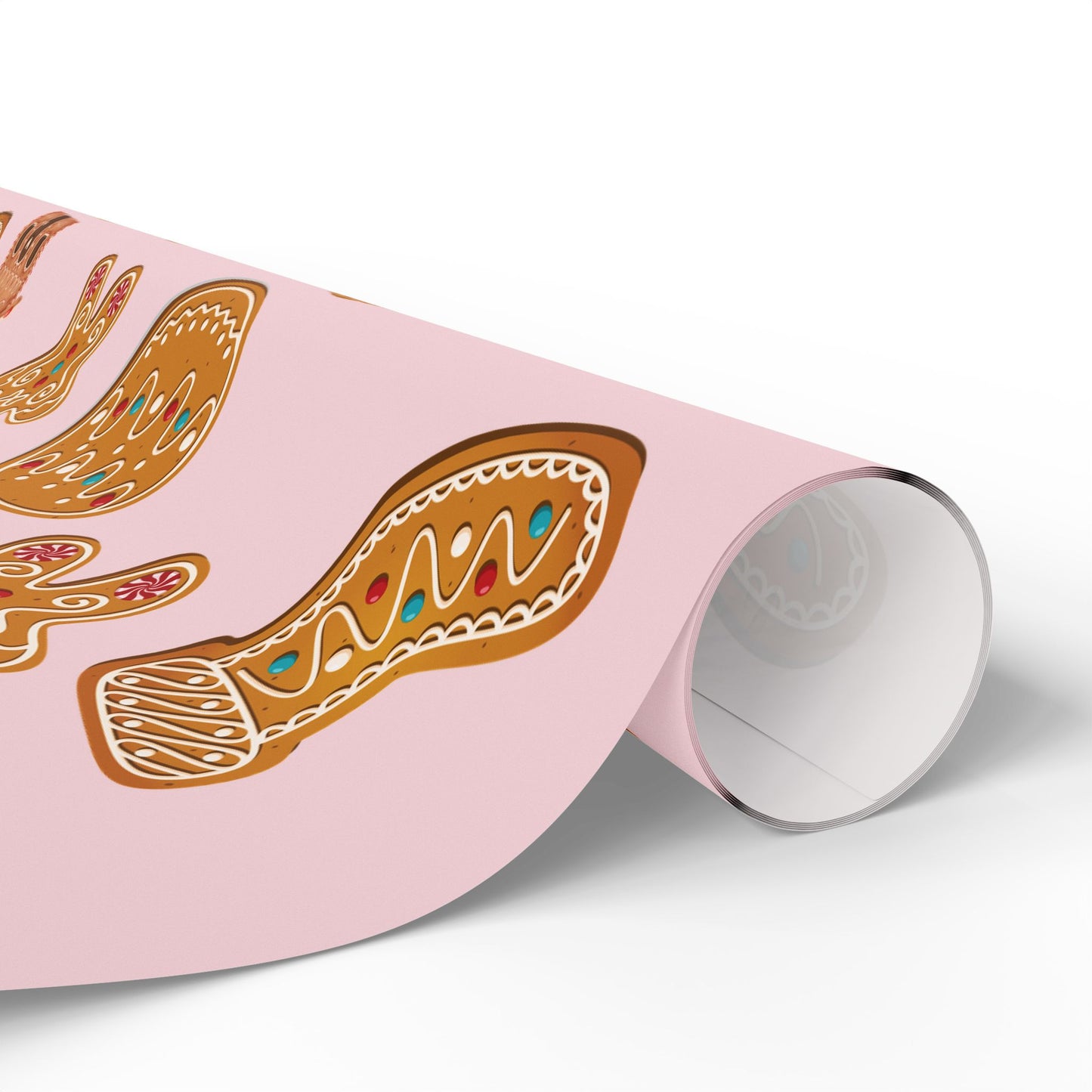 Wrapping Paper Roll - Christmas Gingerbread Cookie