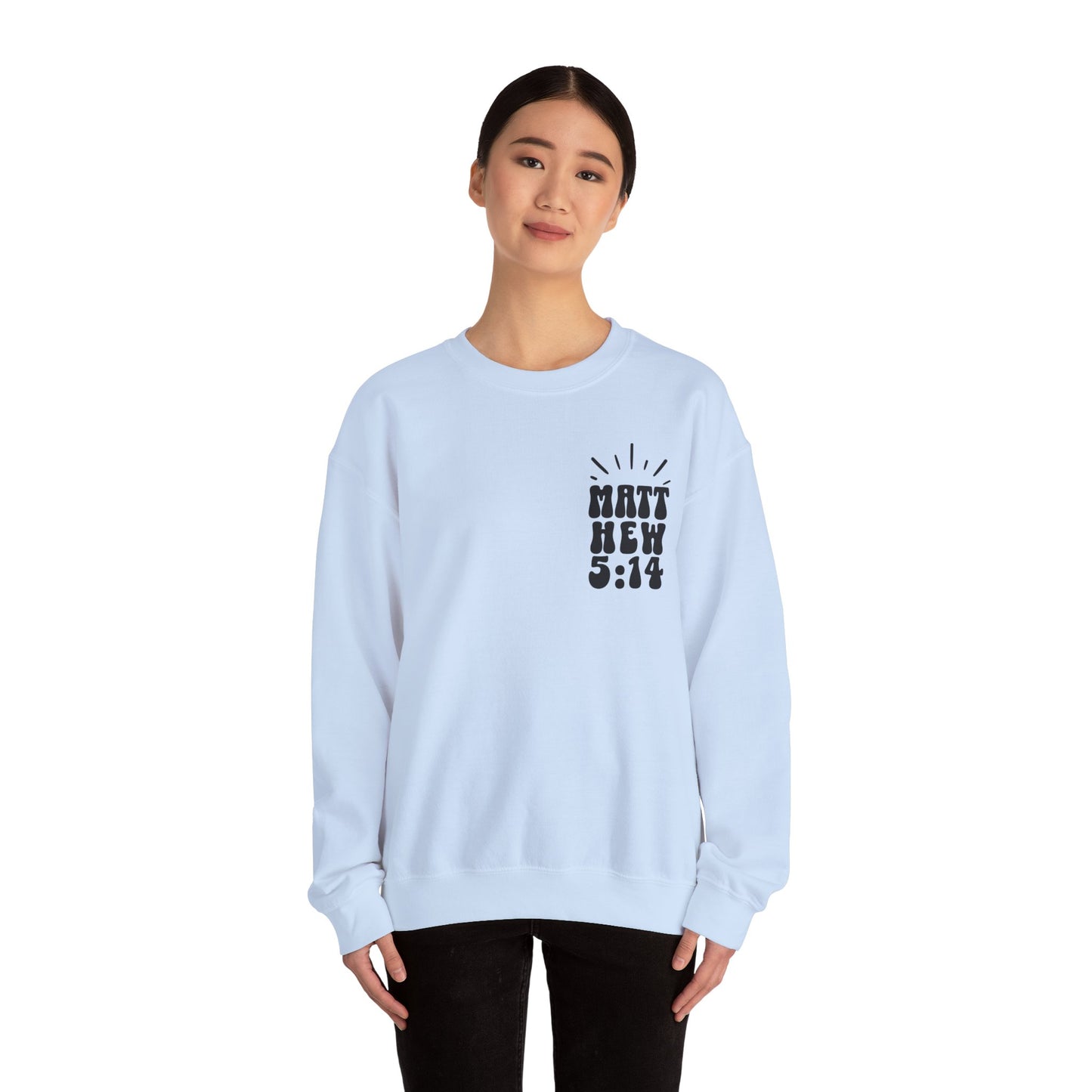 Retro Be The Light Crewneck Sweatshirt