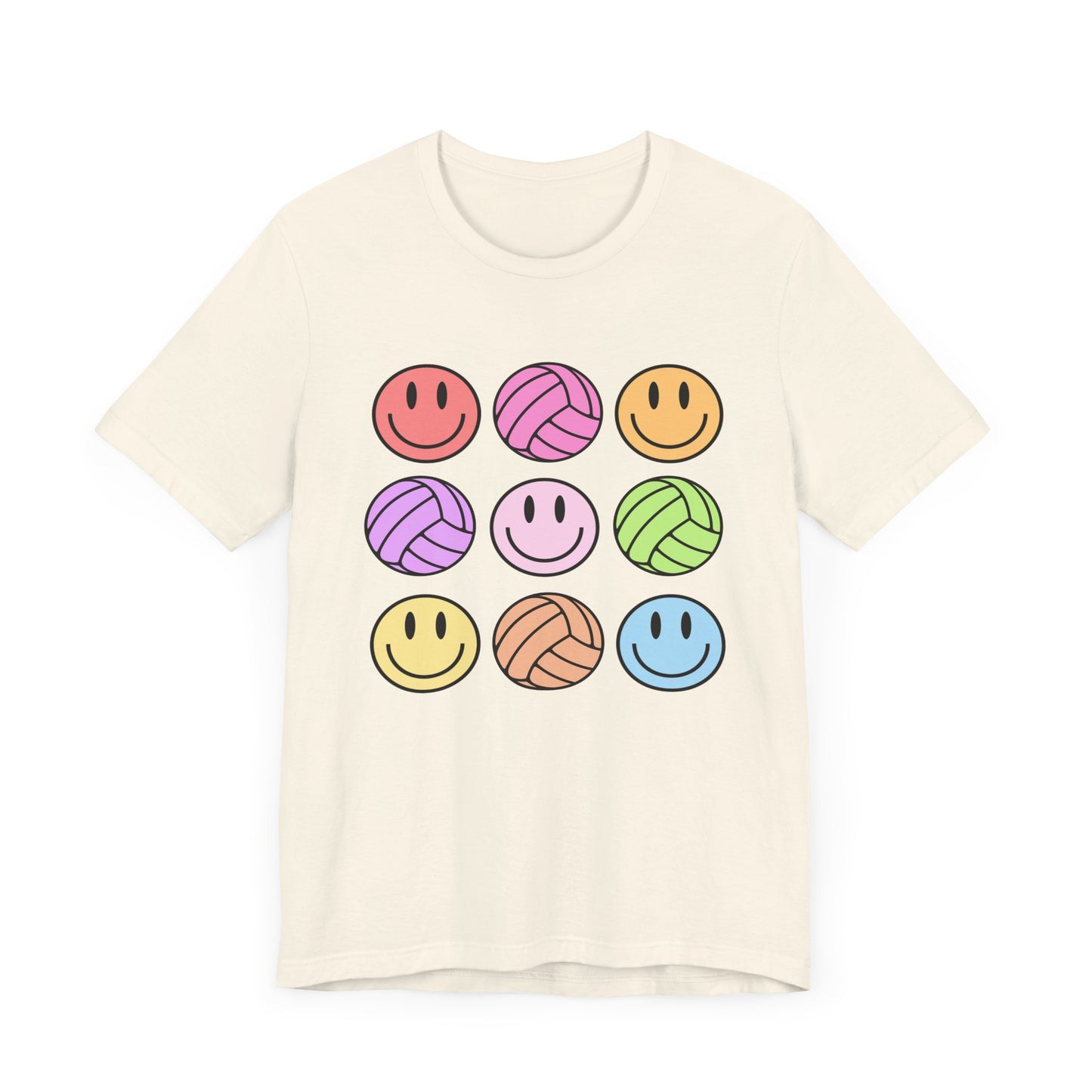 Retro Volleyball Smiley Shirt
