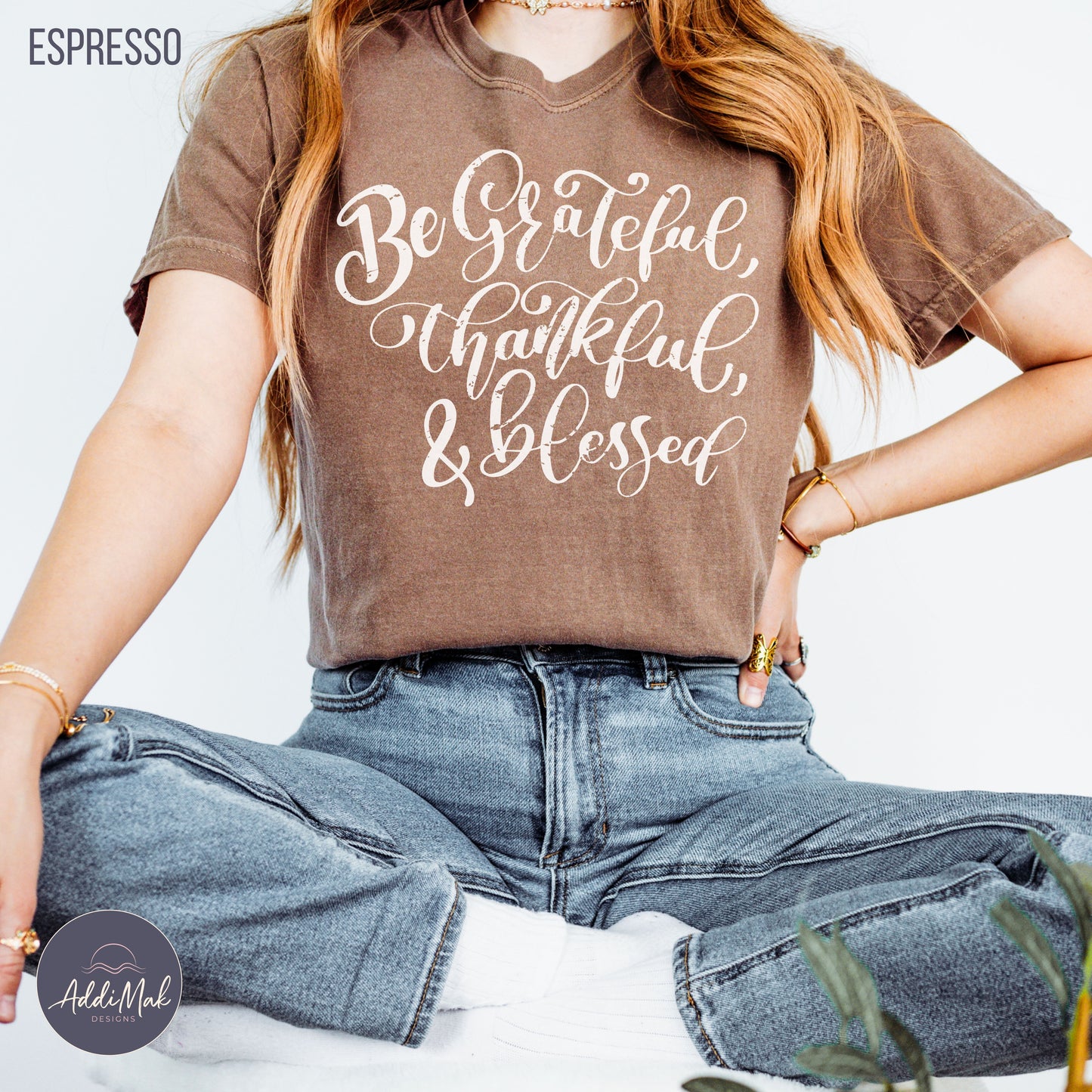Be Grateful Thankful and Blessed T-Shirt