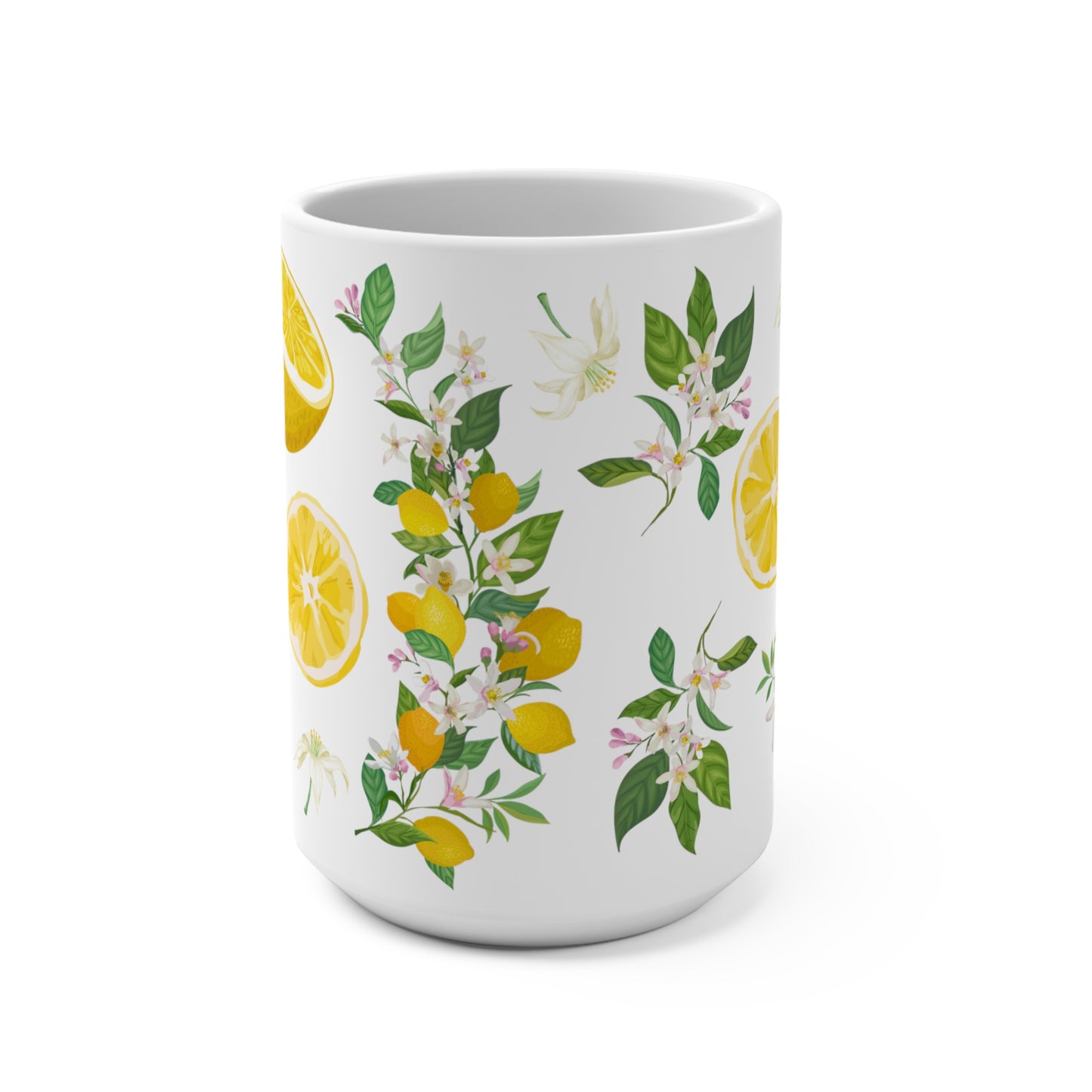 Lemon Citrus Coffee and Tea Ceramic Mug