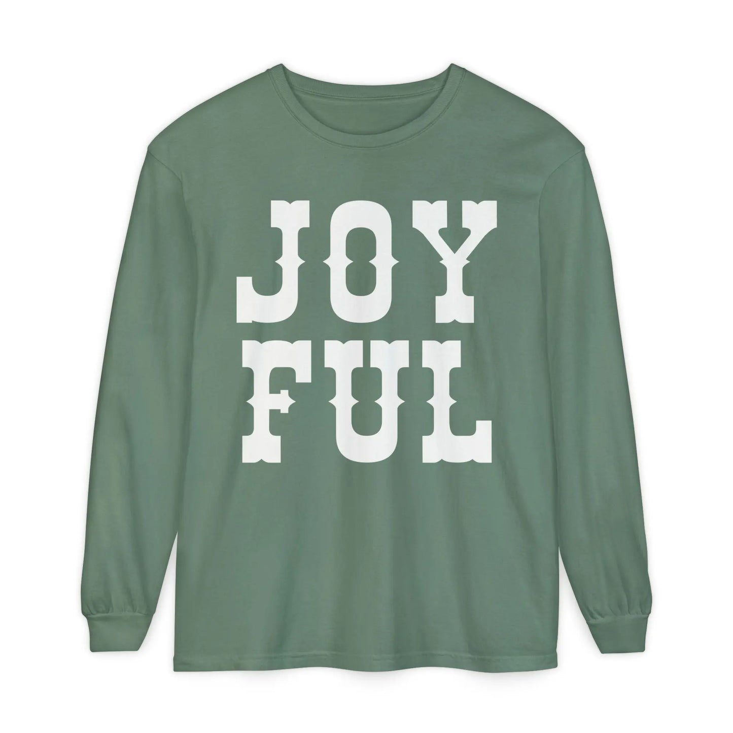 Joyful Christmas Long Sleeve T-Shirt Printify