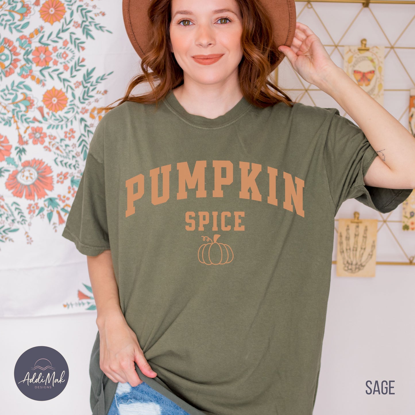 Pumpkin Spice Varsity T-Shirt