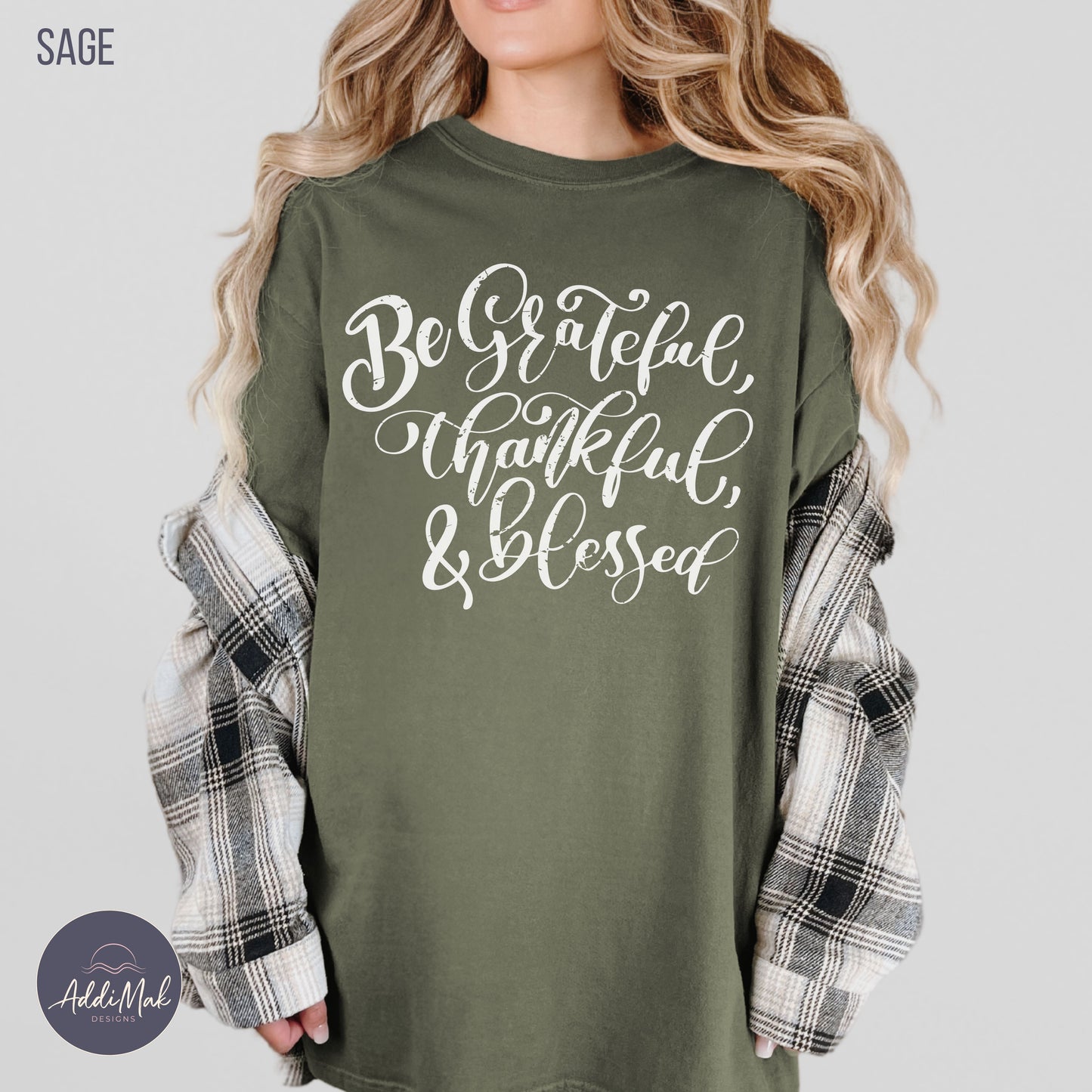 Be Grateful Thankful and Blessed T-Shirt