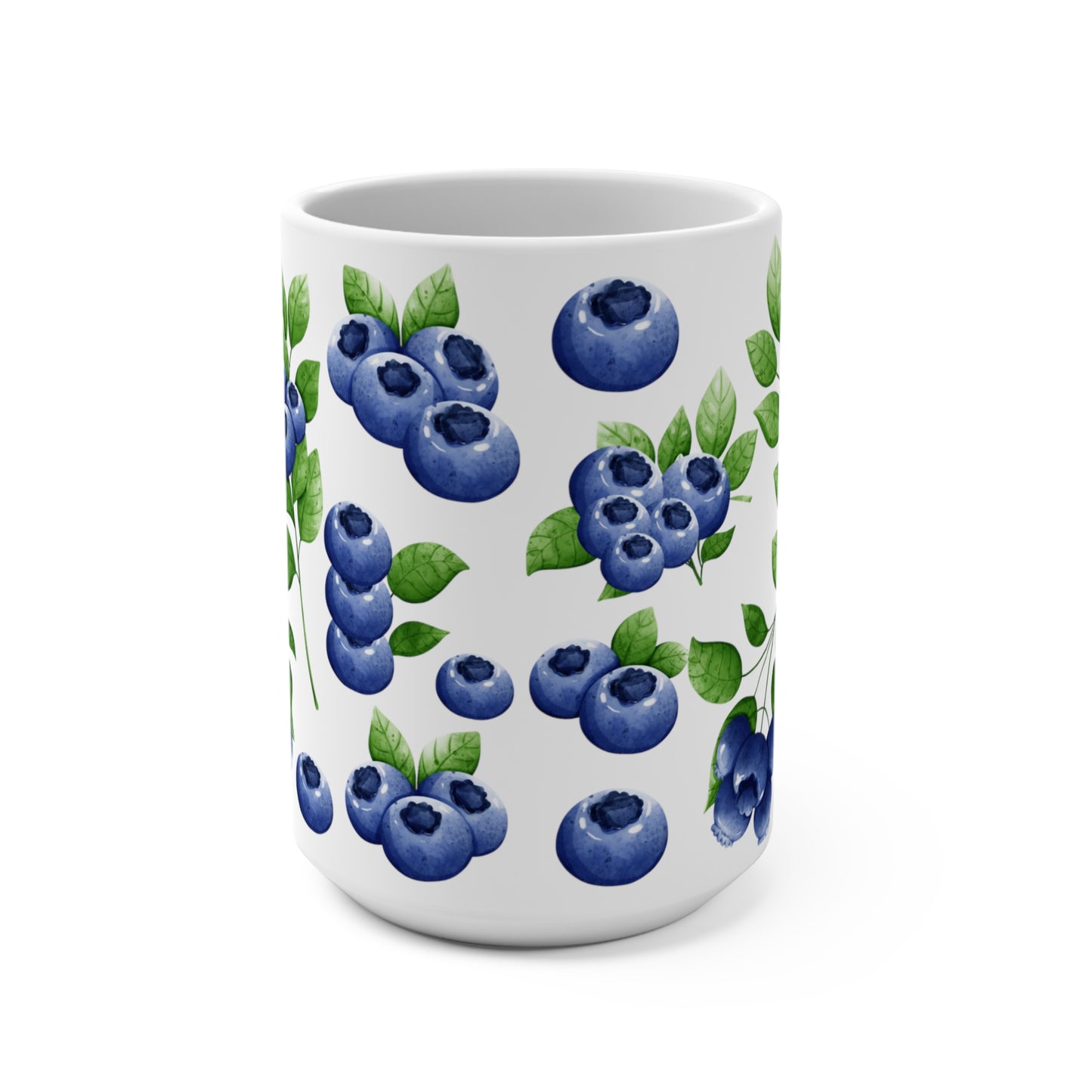 Blueberry Coffee and Tea Ceramic Mug