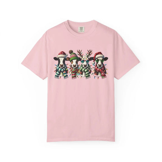 Christmas Cows T-Shirt Printify