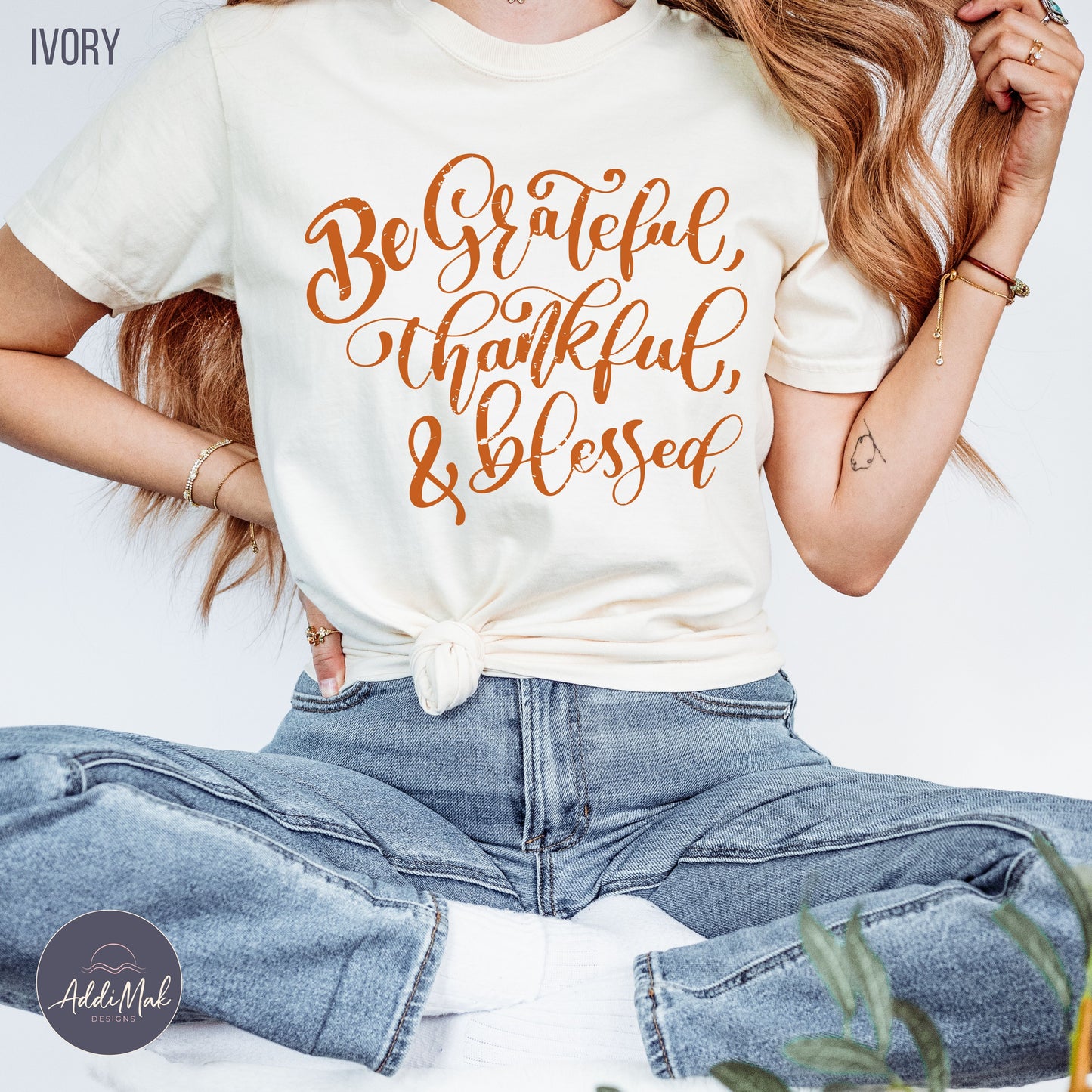 Be Grateful Thankful and Blessed T-Shirt