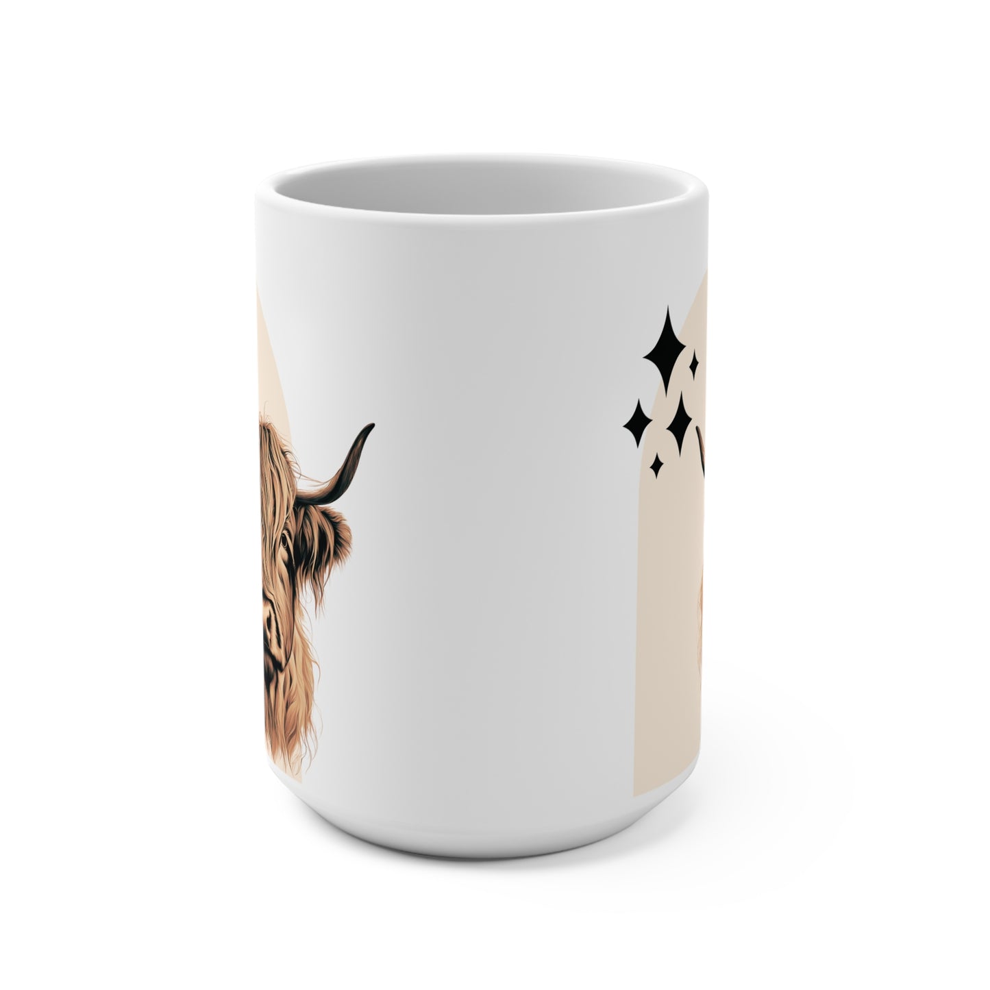 Boho Highland Cow Mug